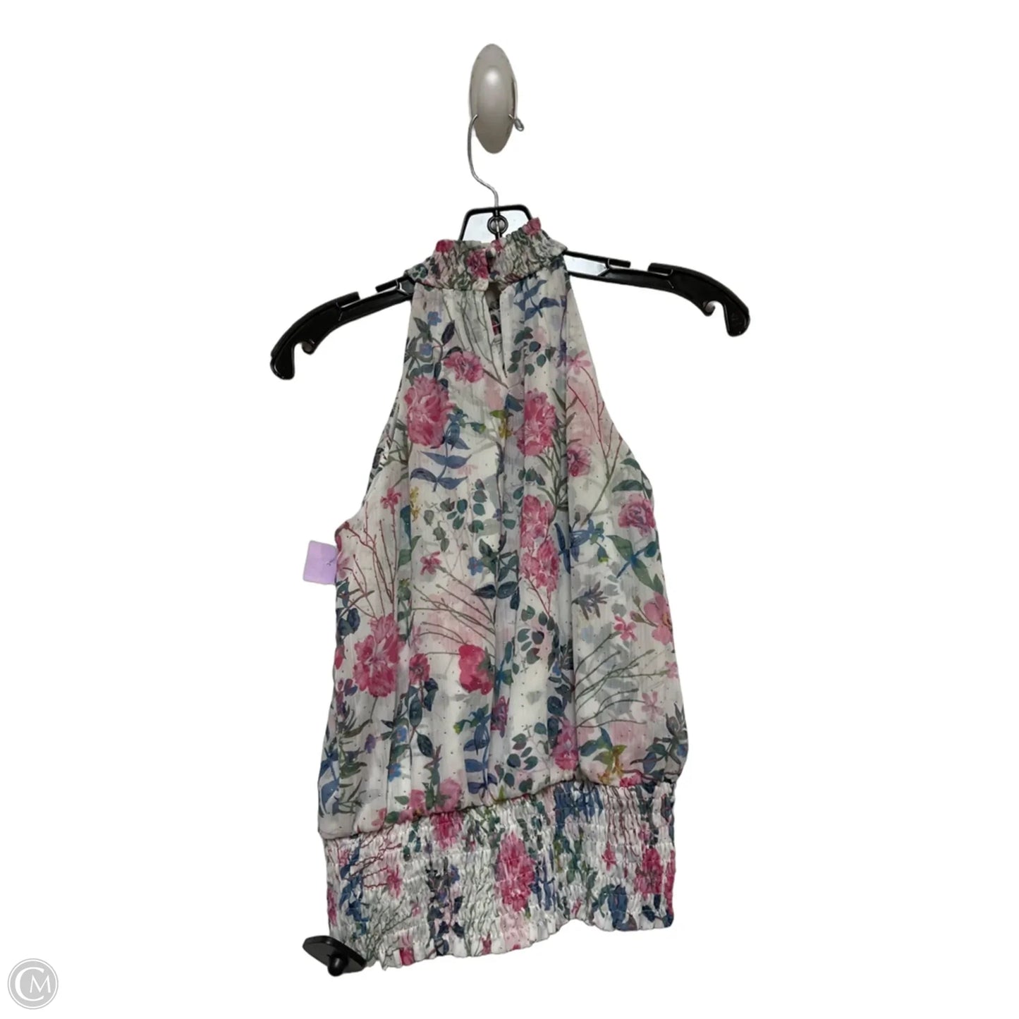 Top Sleeveless By Inc In Floral Print, Size: Xs