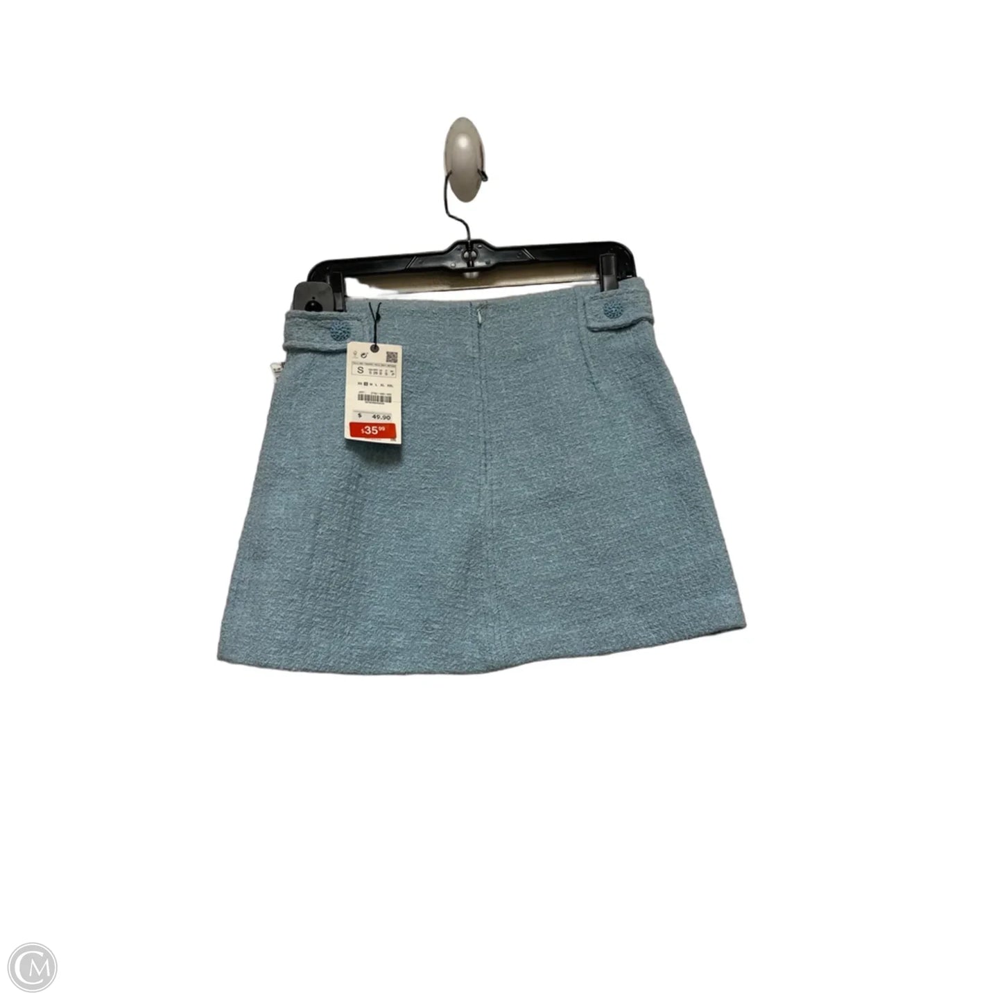 Skirt Mini & Short By Zara In Blue, Size: 4