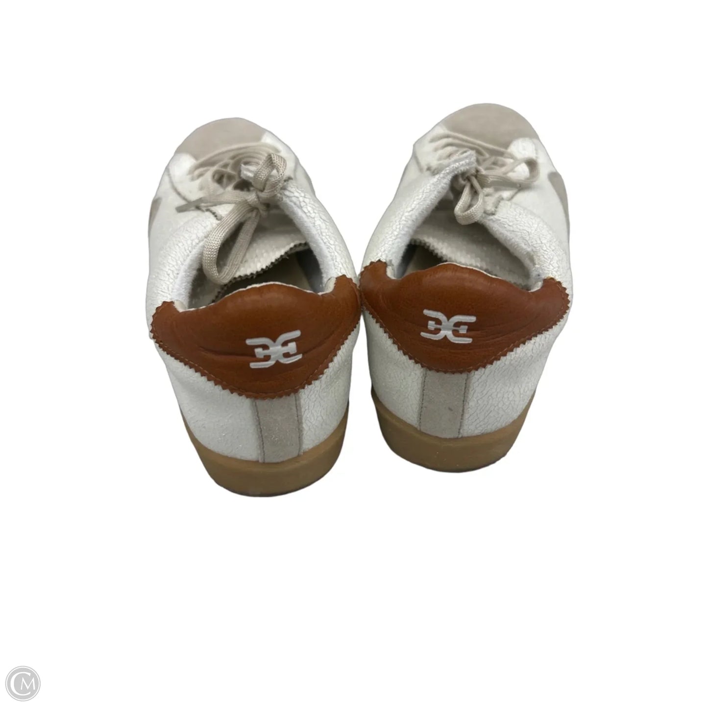 Shoes Sneakers By Sam Edelman In Grey & Tan, Size: 8.5