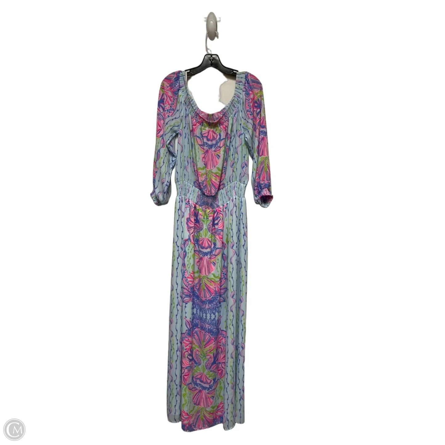 Dress Designer By Lilly Pulitzer In Blue & Green, Size: Xl
