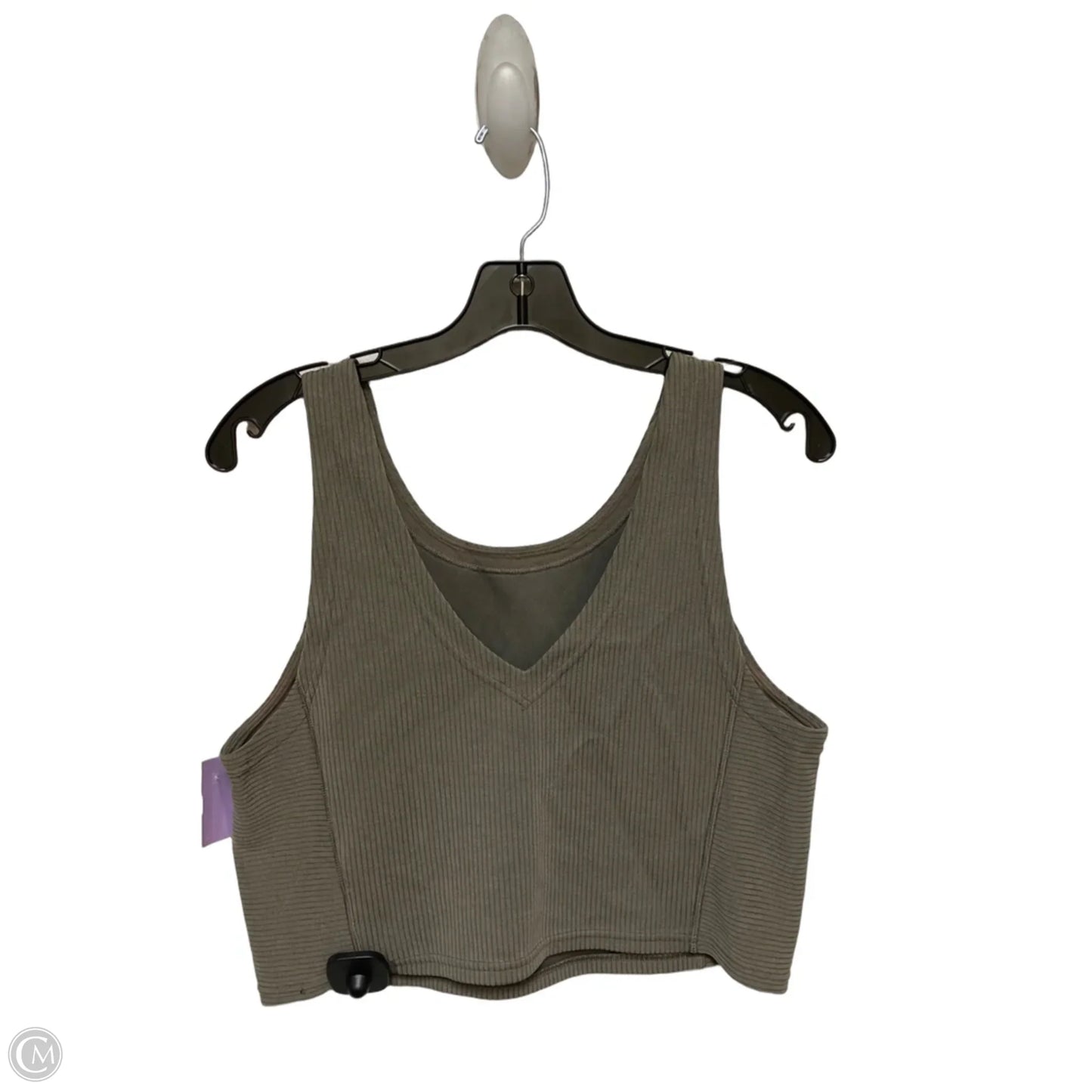Athletic Tank Top By Lululemon In Green, Size: L
