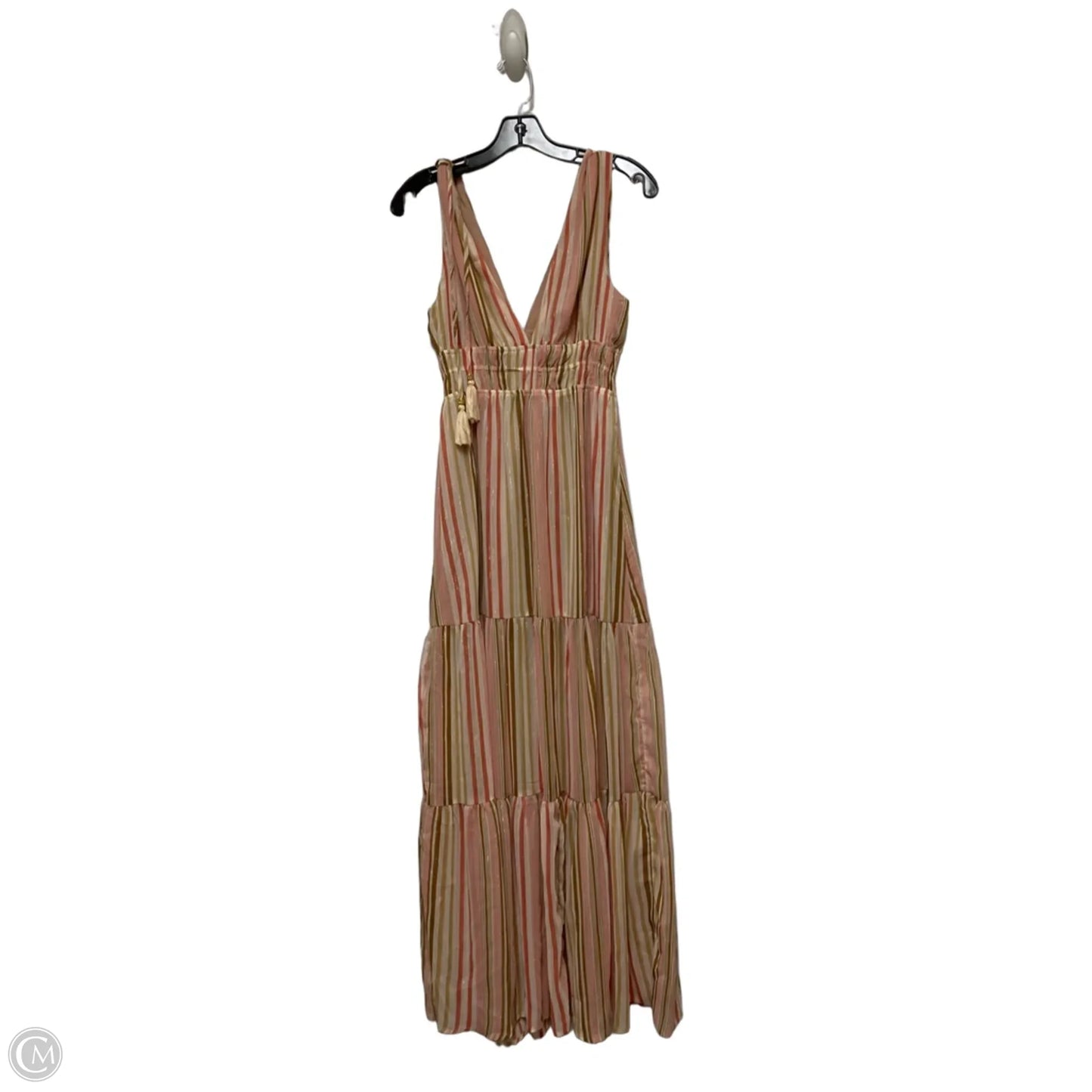 Dress Casual Maxi By Main Strip In Striped Pattern, Size: S