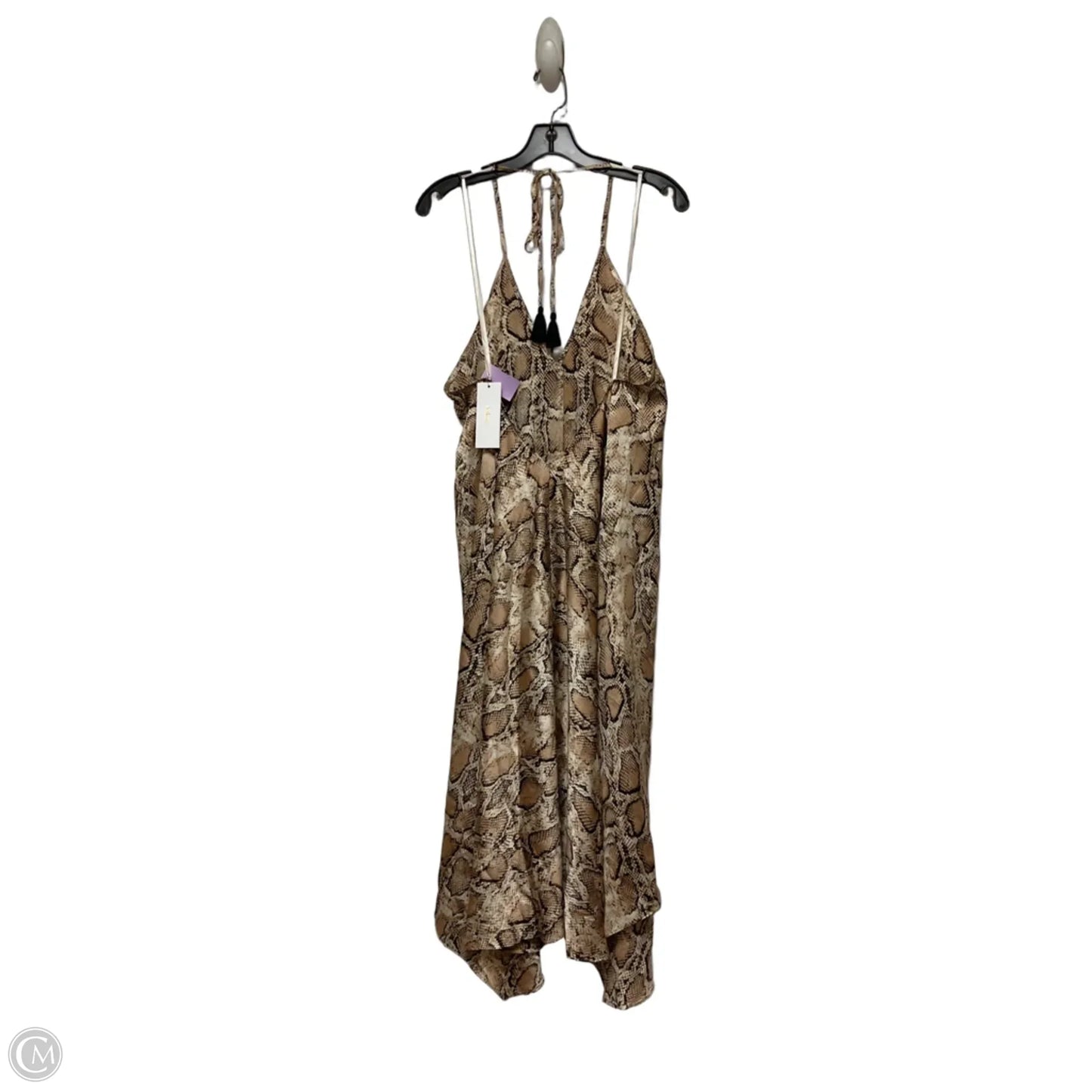 Dress Casual Midi By Aakaa In Snakeskin Print, Size: S