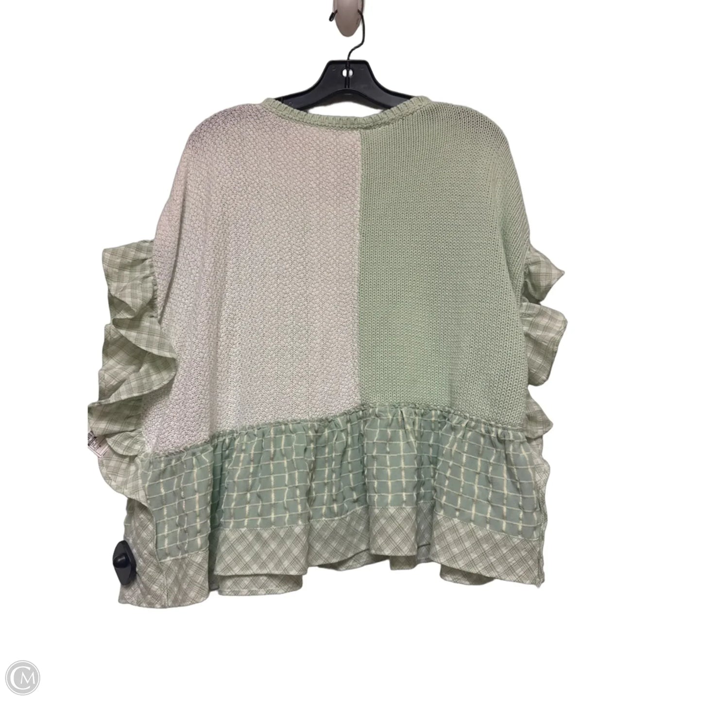 Top Short Sleeve By Easel In Green, Size: M