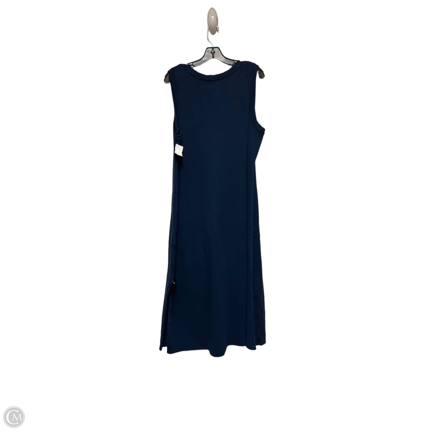 Dress Casual Midi By Talbots In Navy, Size: 1x