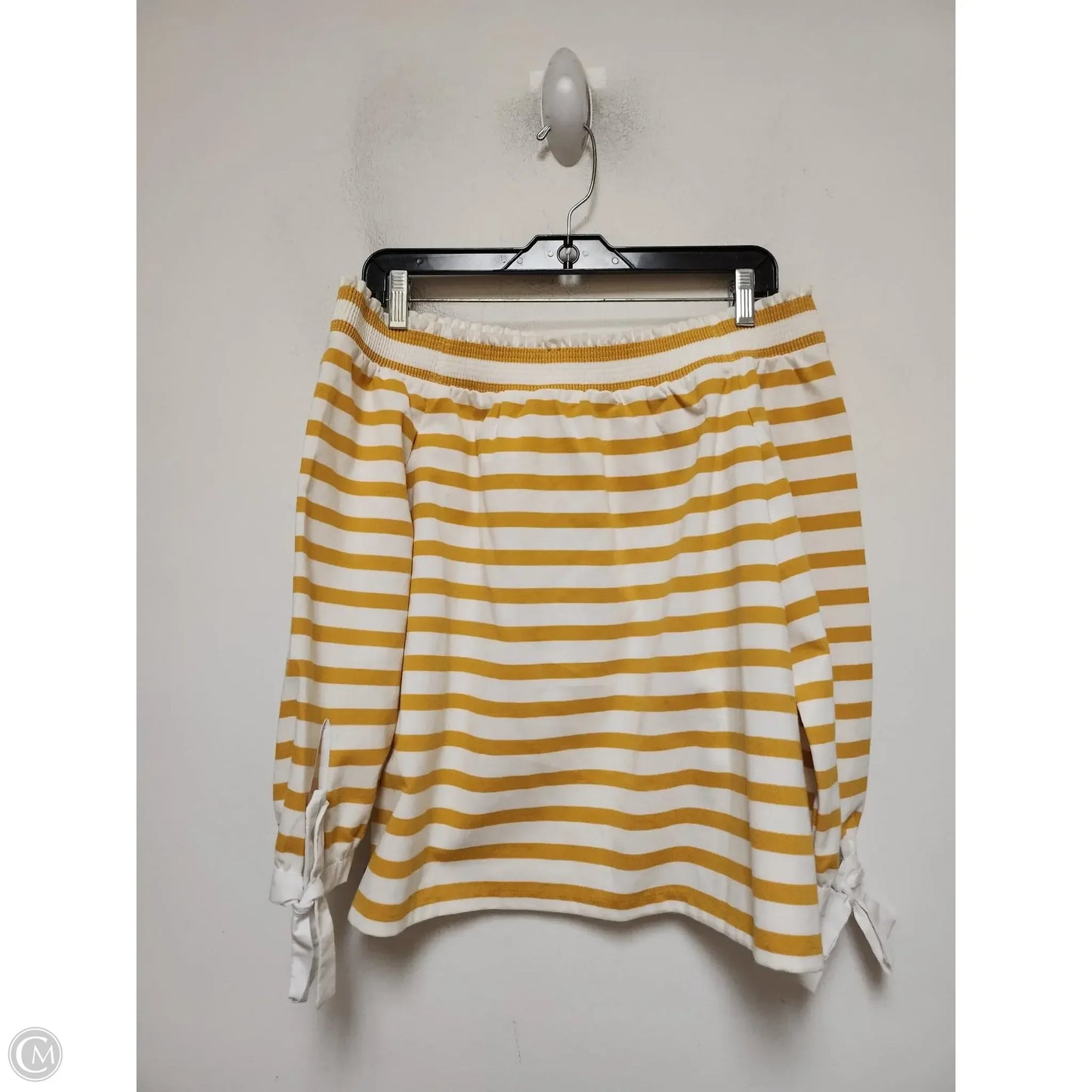 Top Short Sleeve By J. Crew In Striped Pattern, Size: M
