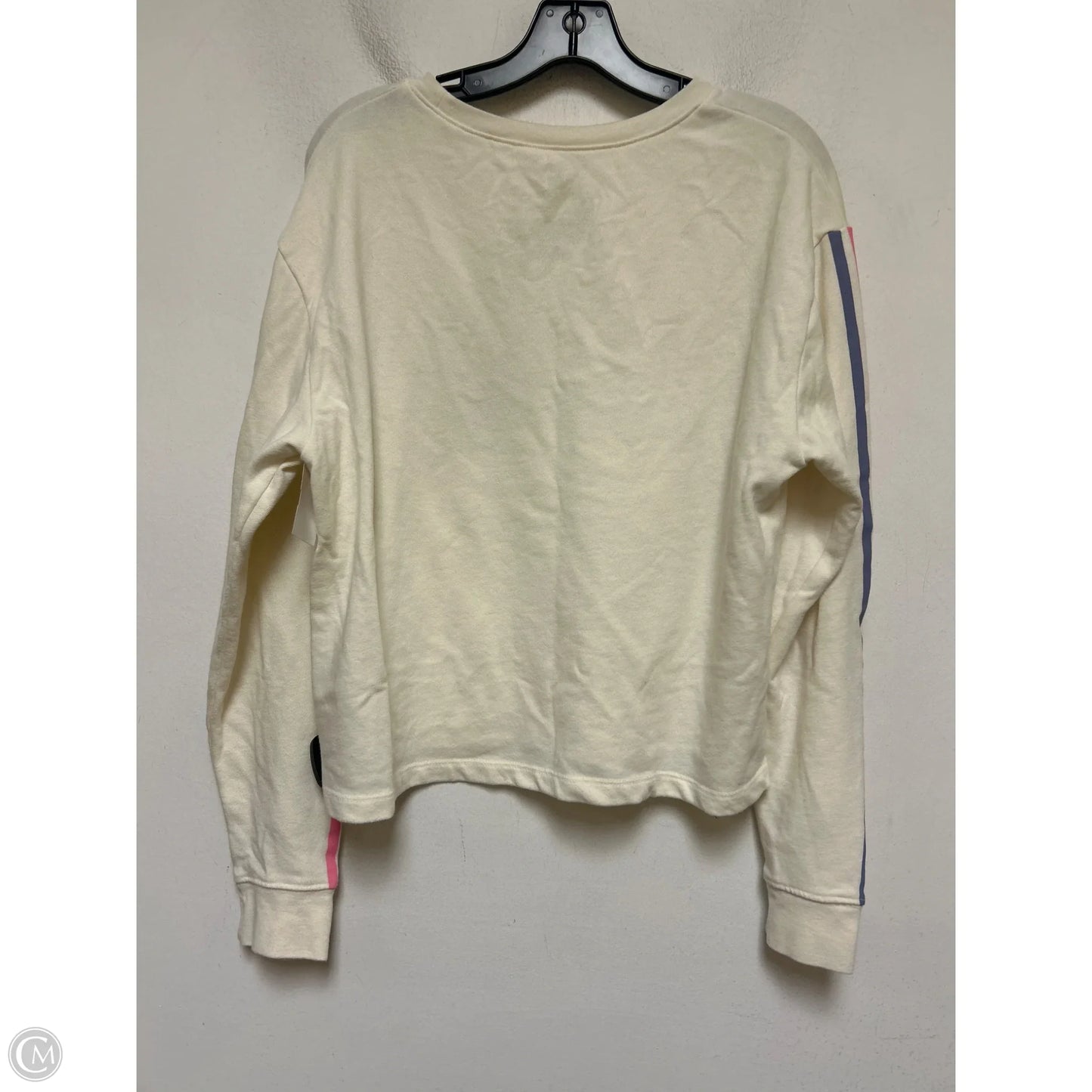 Sweatshirt Crewneck By Disney Store In Cream & Pink, Size: Xl
