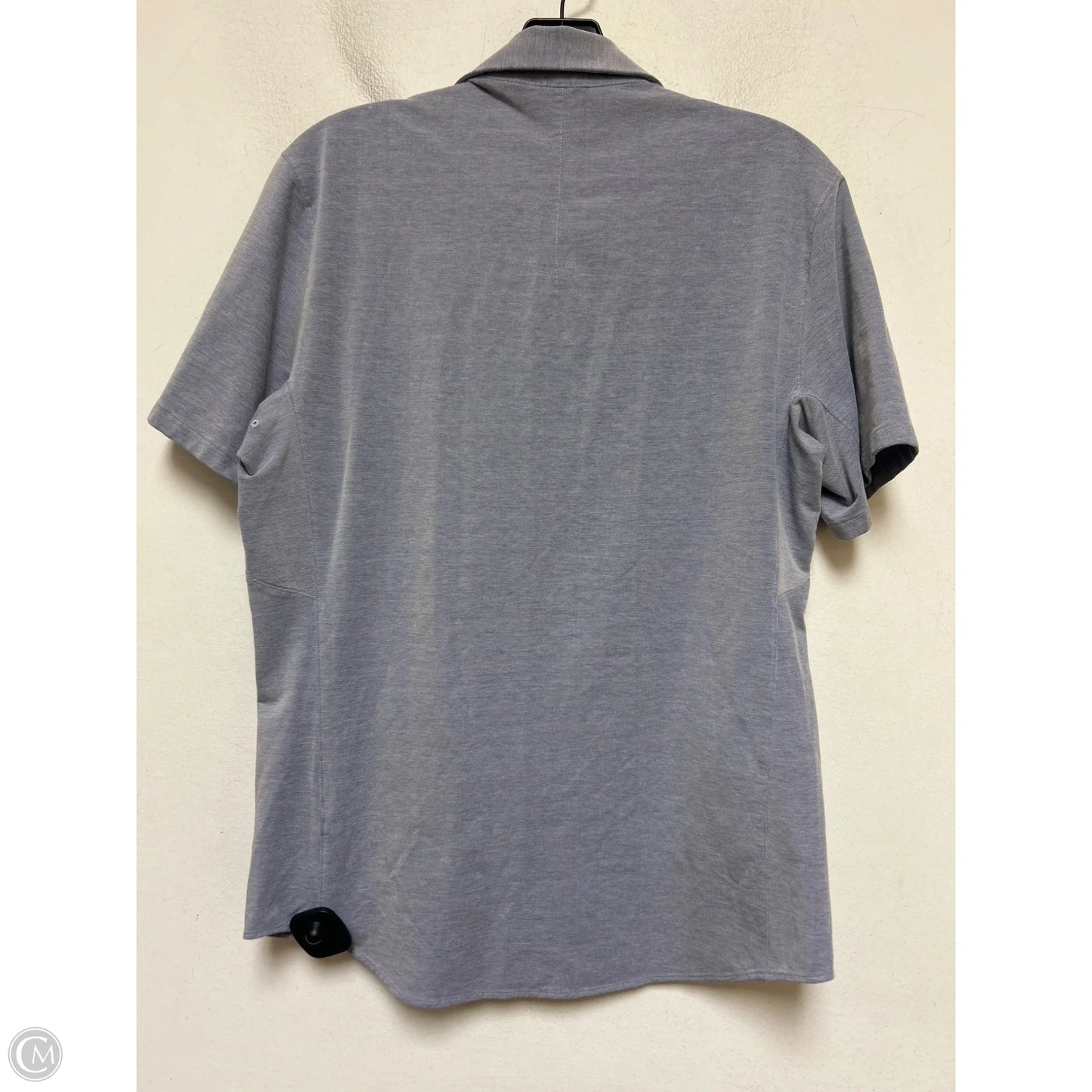 Top Short Sleeve By Lululemon In Blue, Size: M
