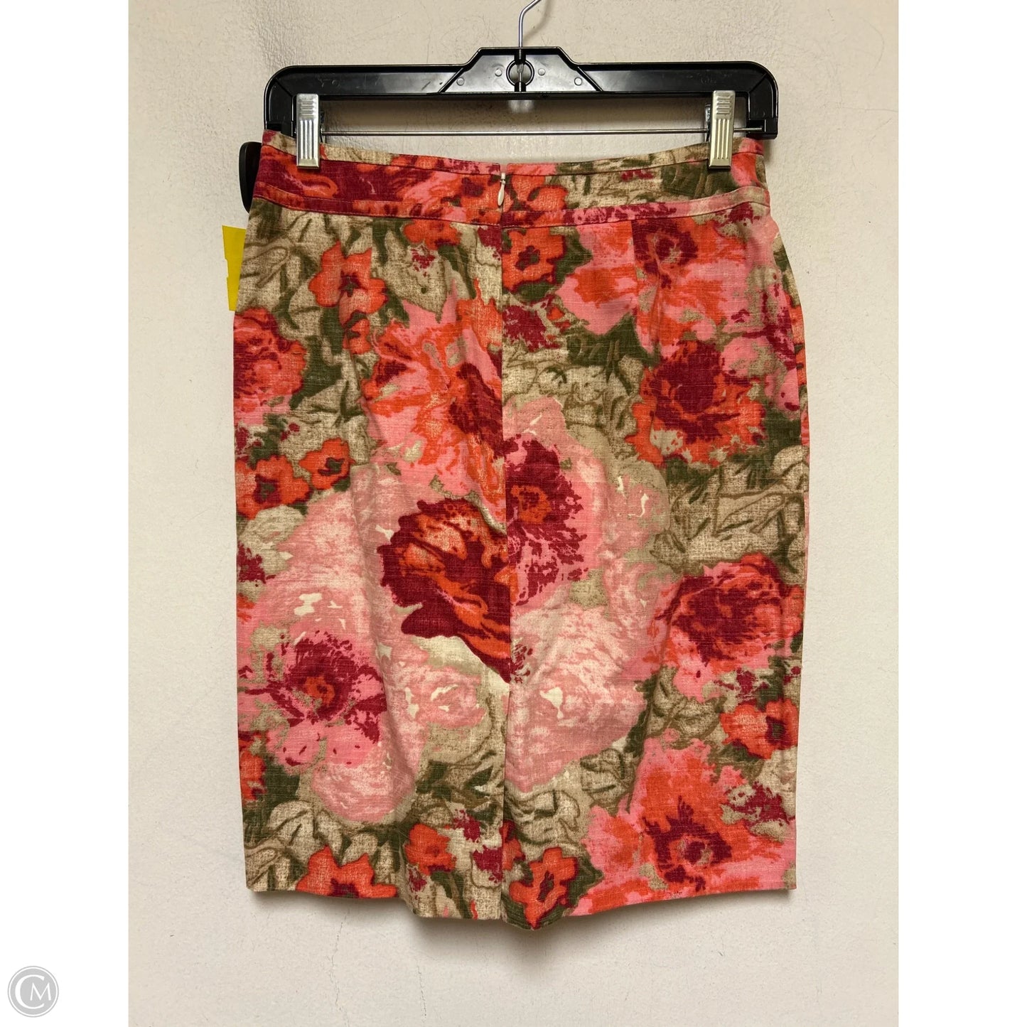 Skirt Midi By Talbots In Floral Print, Size: 2p
