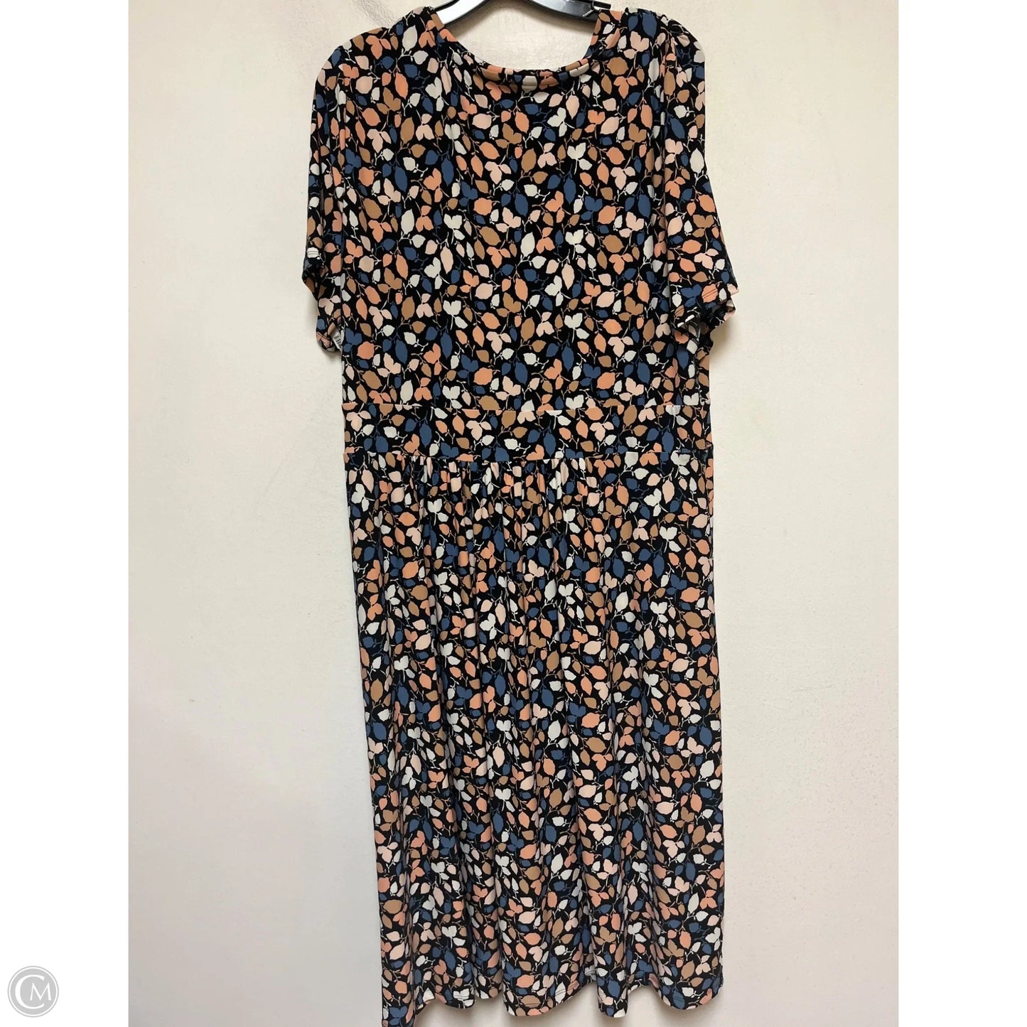 Dress Casual Midi By Anne Klein In Floral Print, Size: 1x