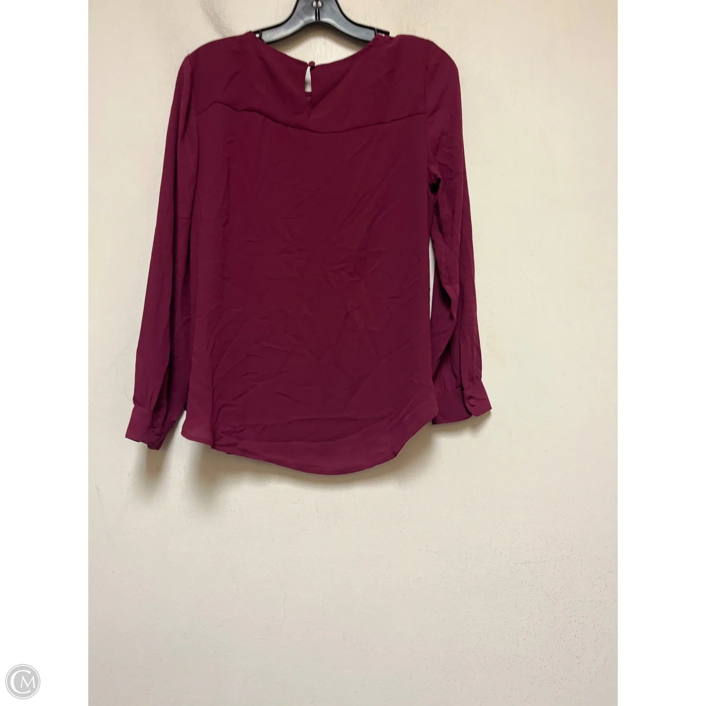 Top Long Sleeve By Loft In Purple, Size: Sp