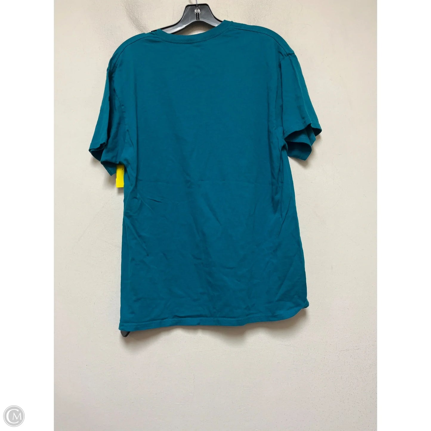 Top Short Sleeve Basic By Disney In Teal, Size: L