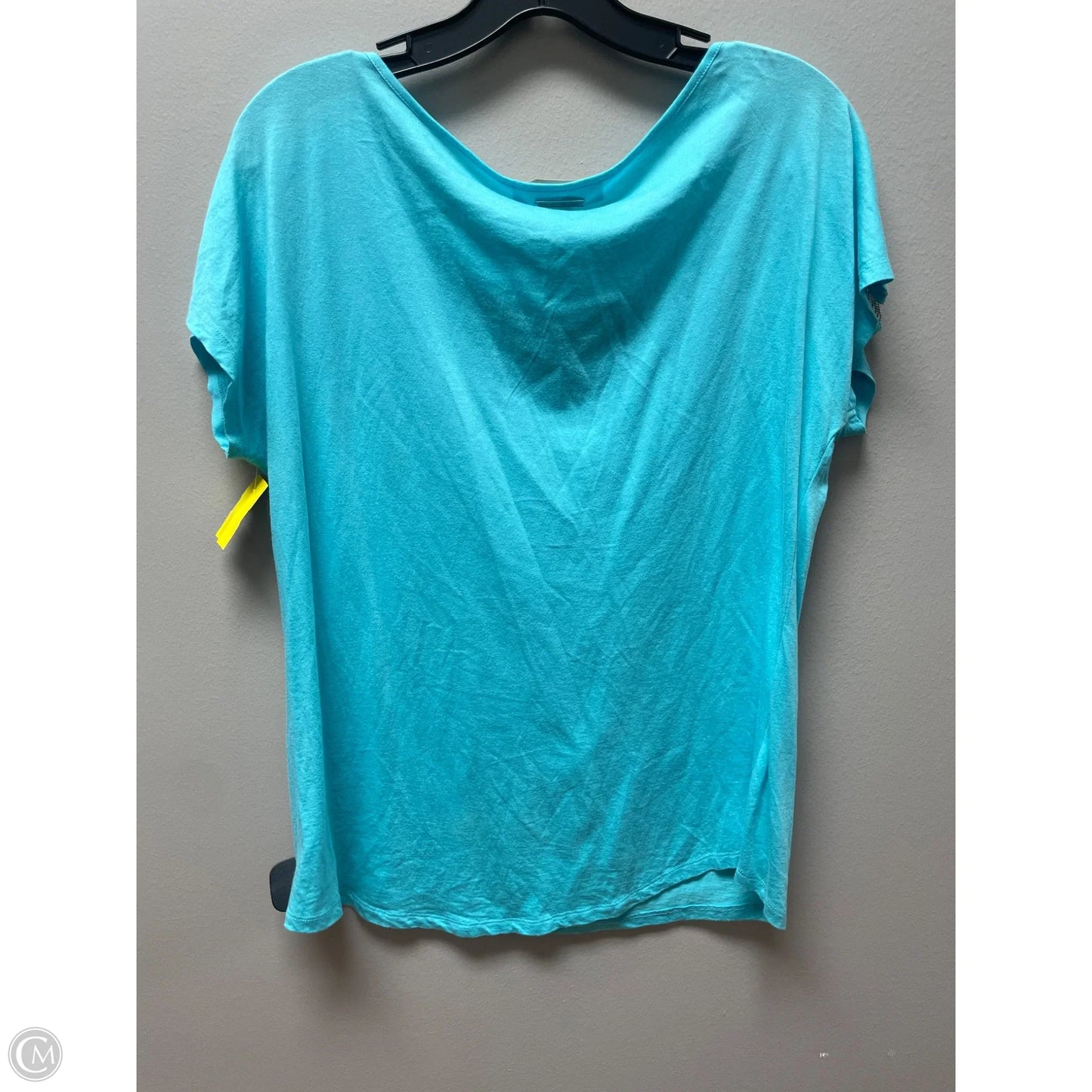 Top Short Sleeve Basic By Michael By Michael Kors In Aqua, Size: M