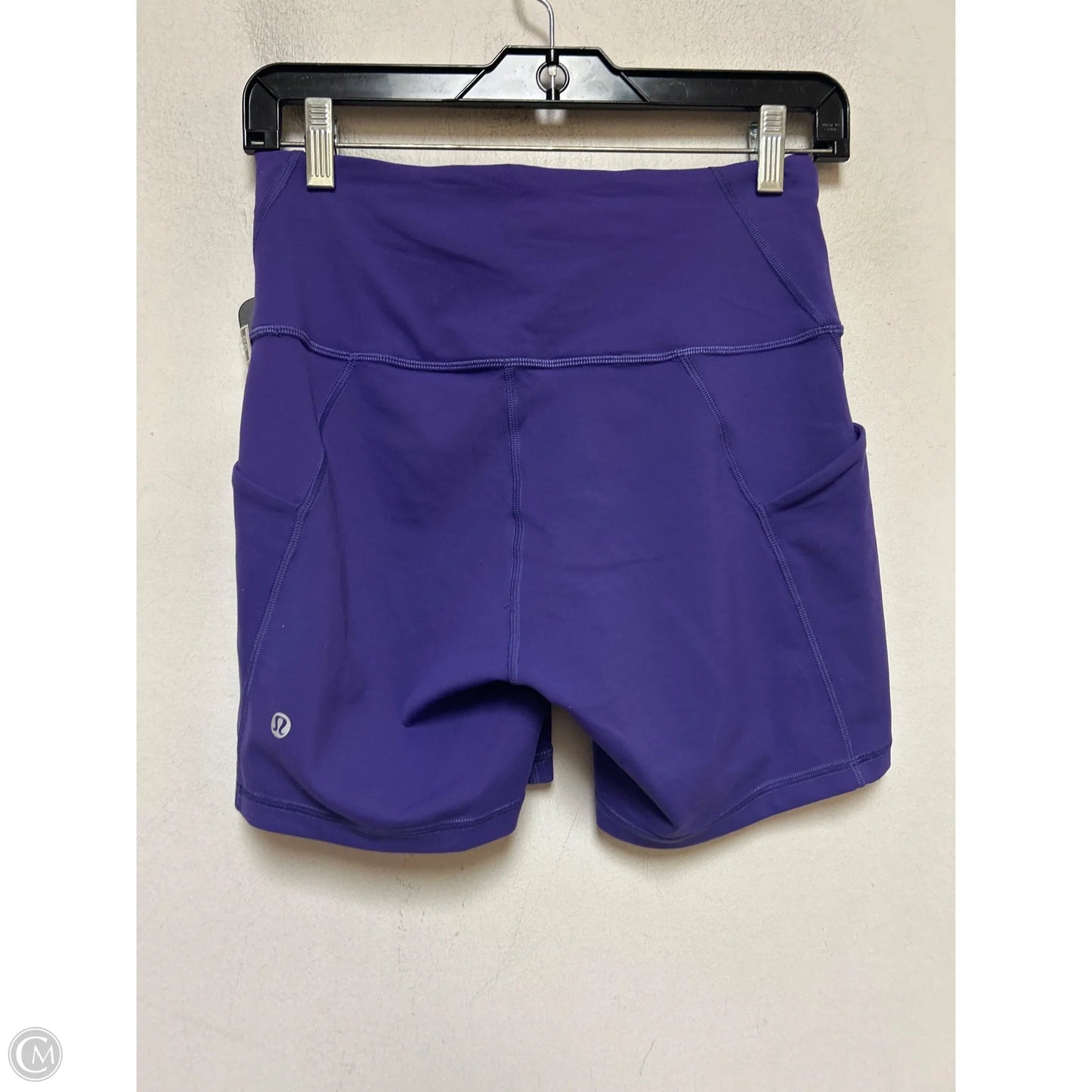 Athletic Shorts By Lululemon In Purple, Size: 8