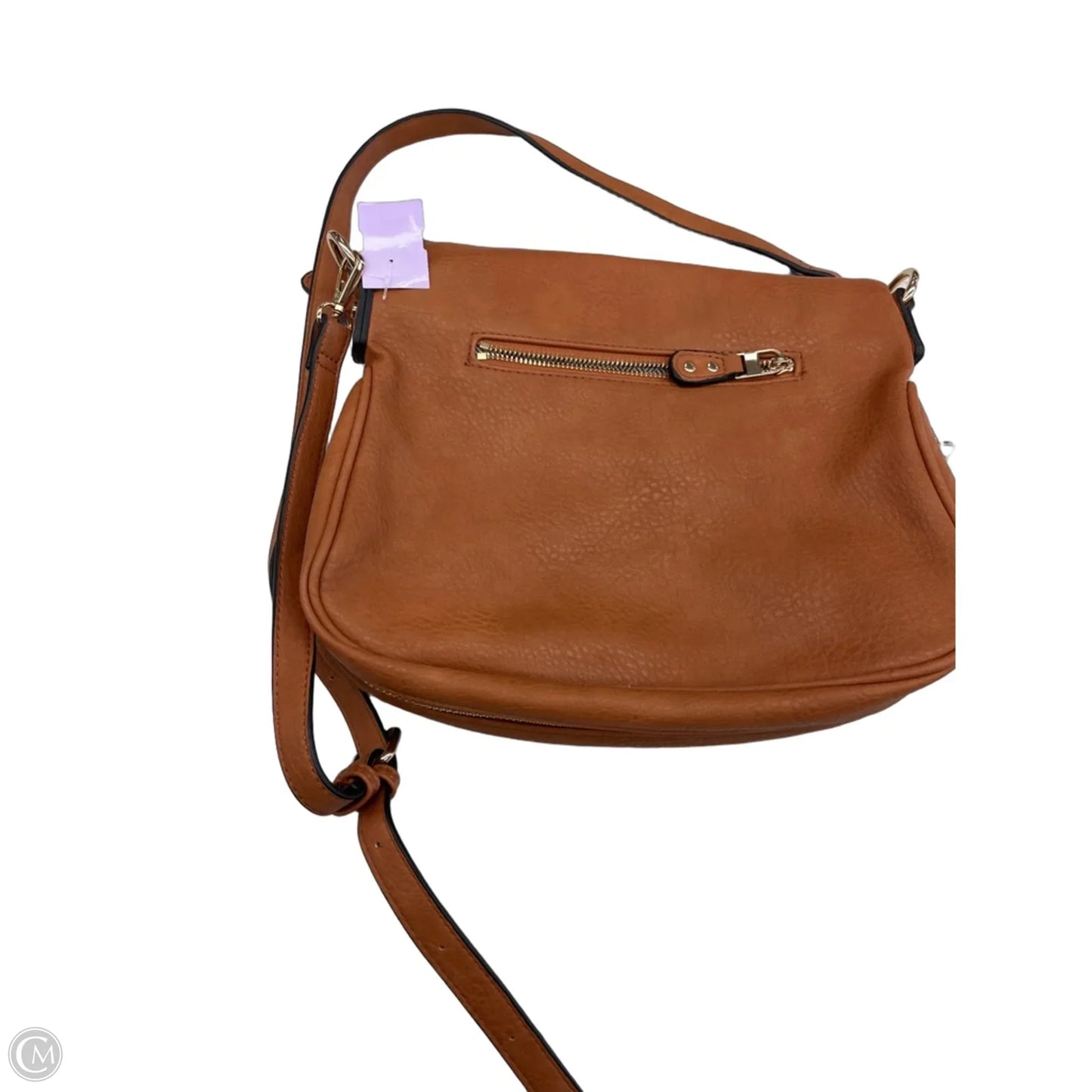 Crossbody Leather By Clothes Mentor, Size: Medium