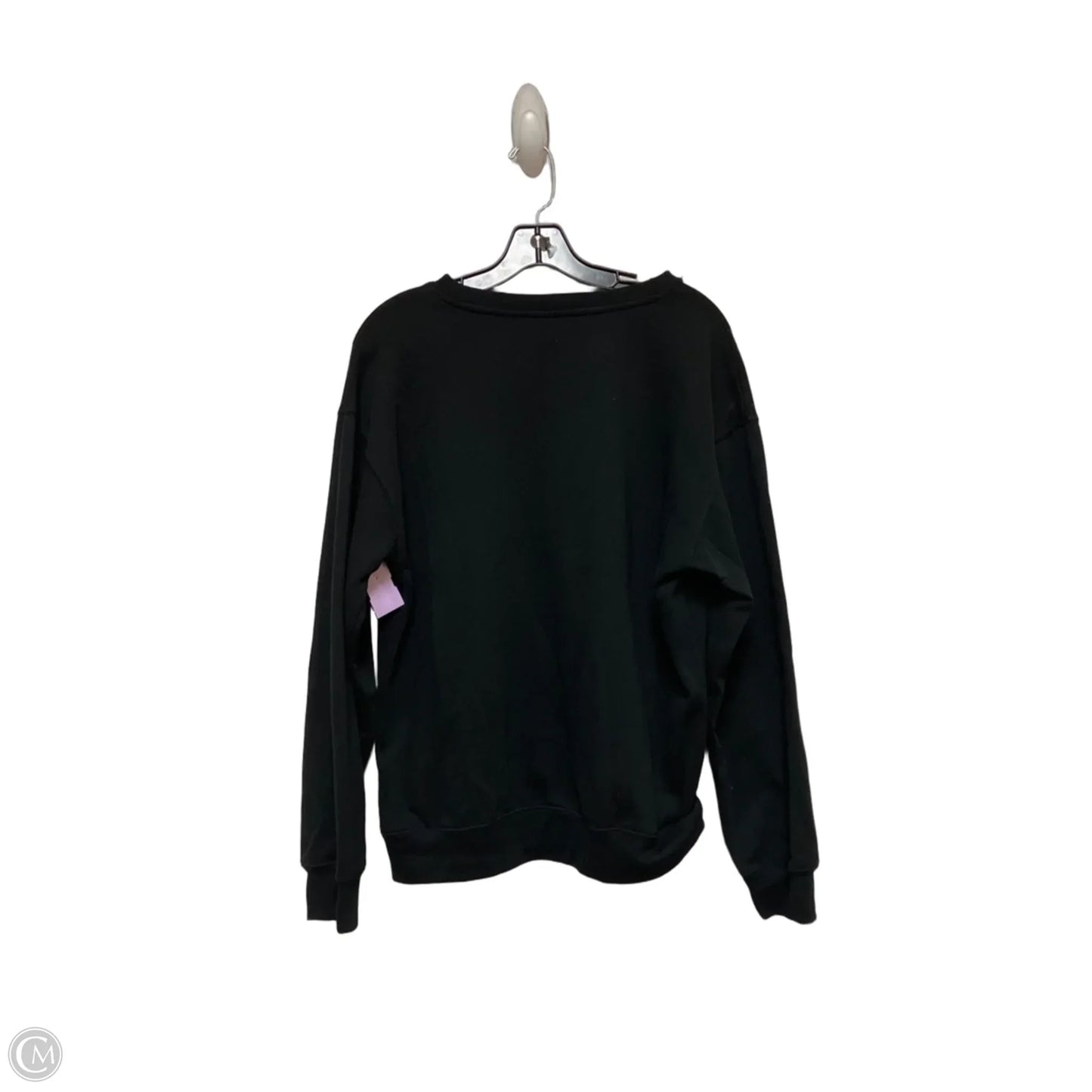 Sweatshirt Crewneck By Disney In Black, Size: L