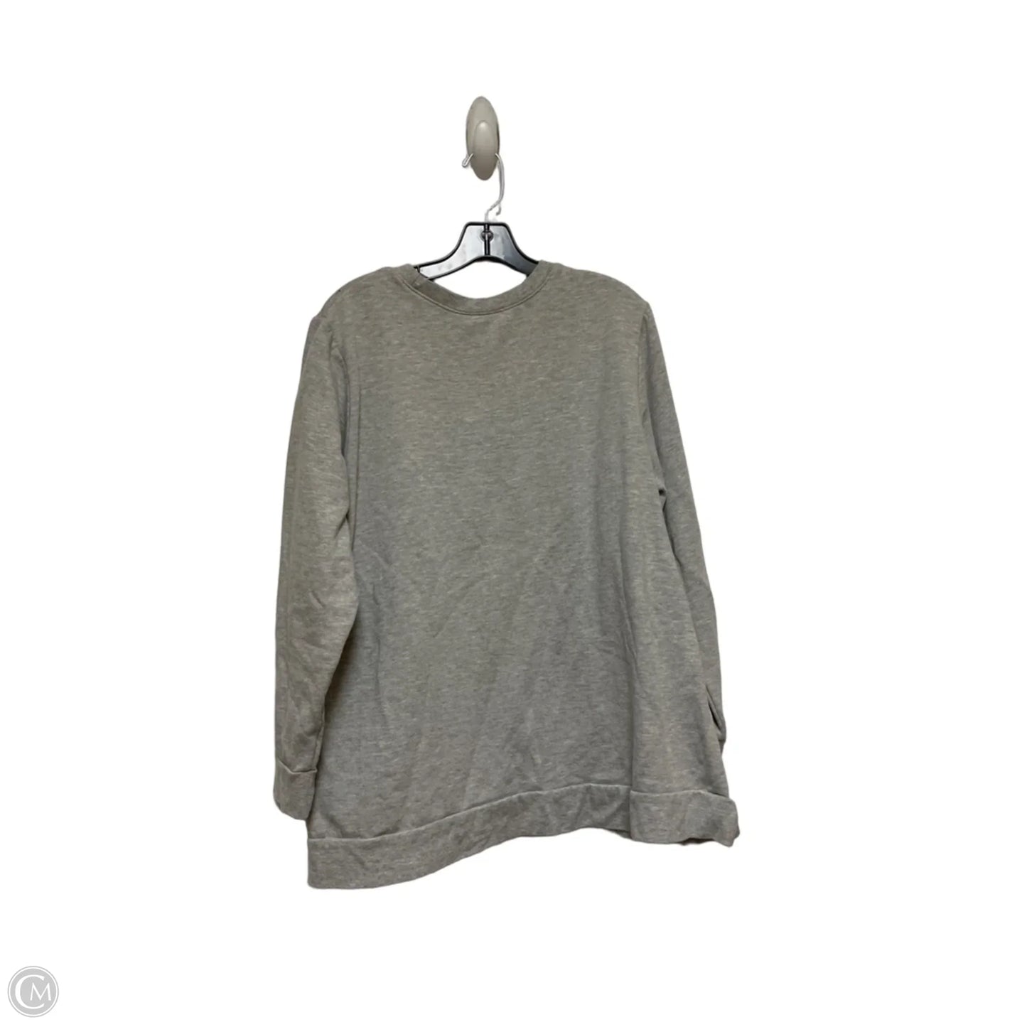 Sweatshirt Crewneck By Disney In Grey, Size: Xl
