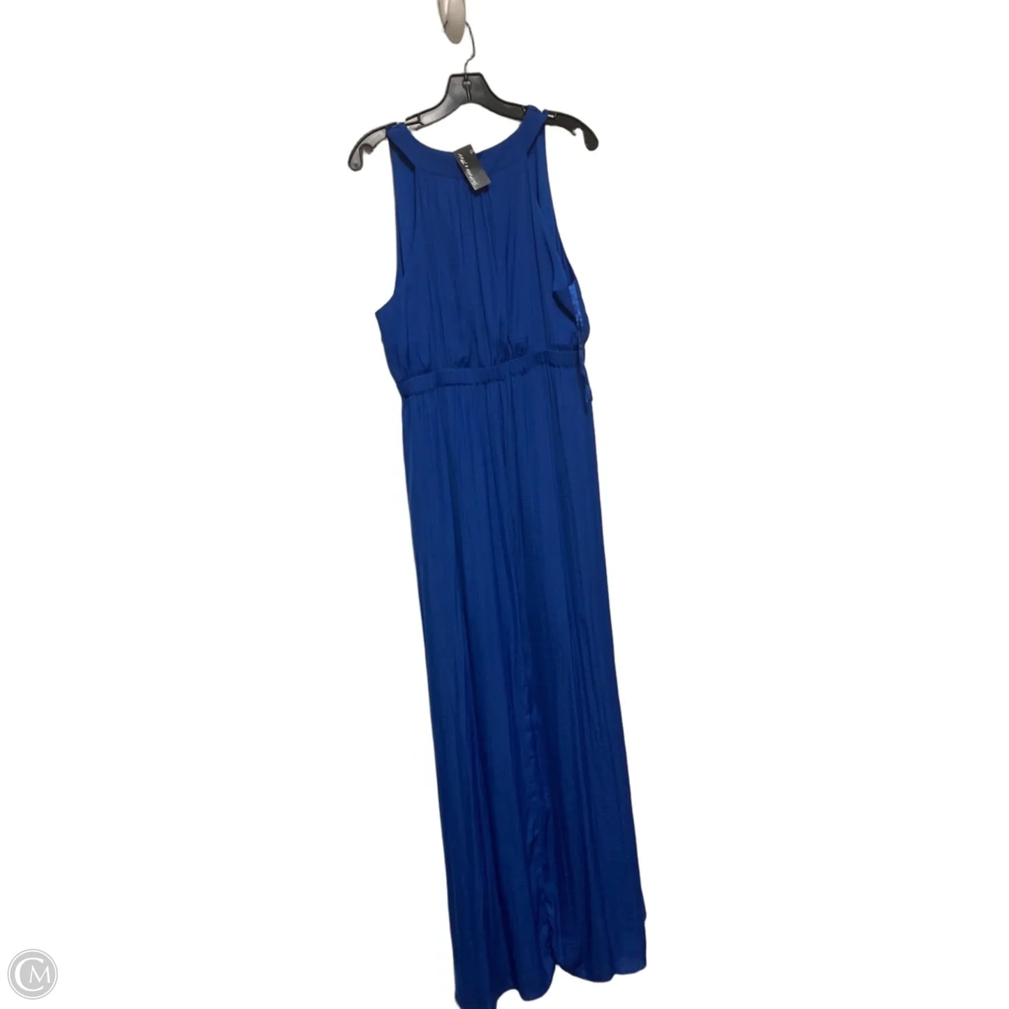 Dress Casual Maxi By Naked Zebra In Blue, Size: L