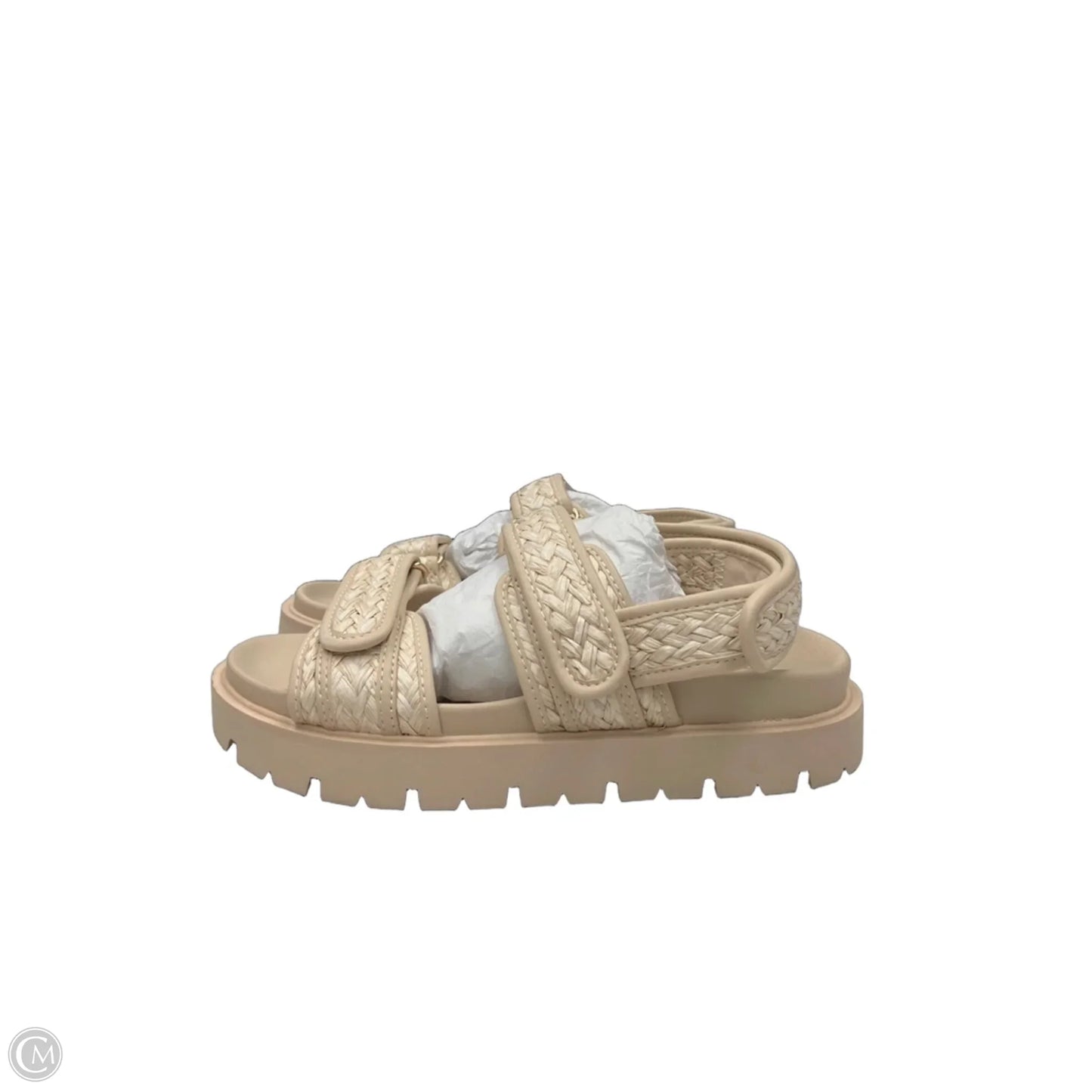 Sandals Flats By H&m In Cream, Size: 8.5
