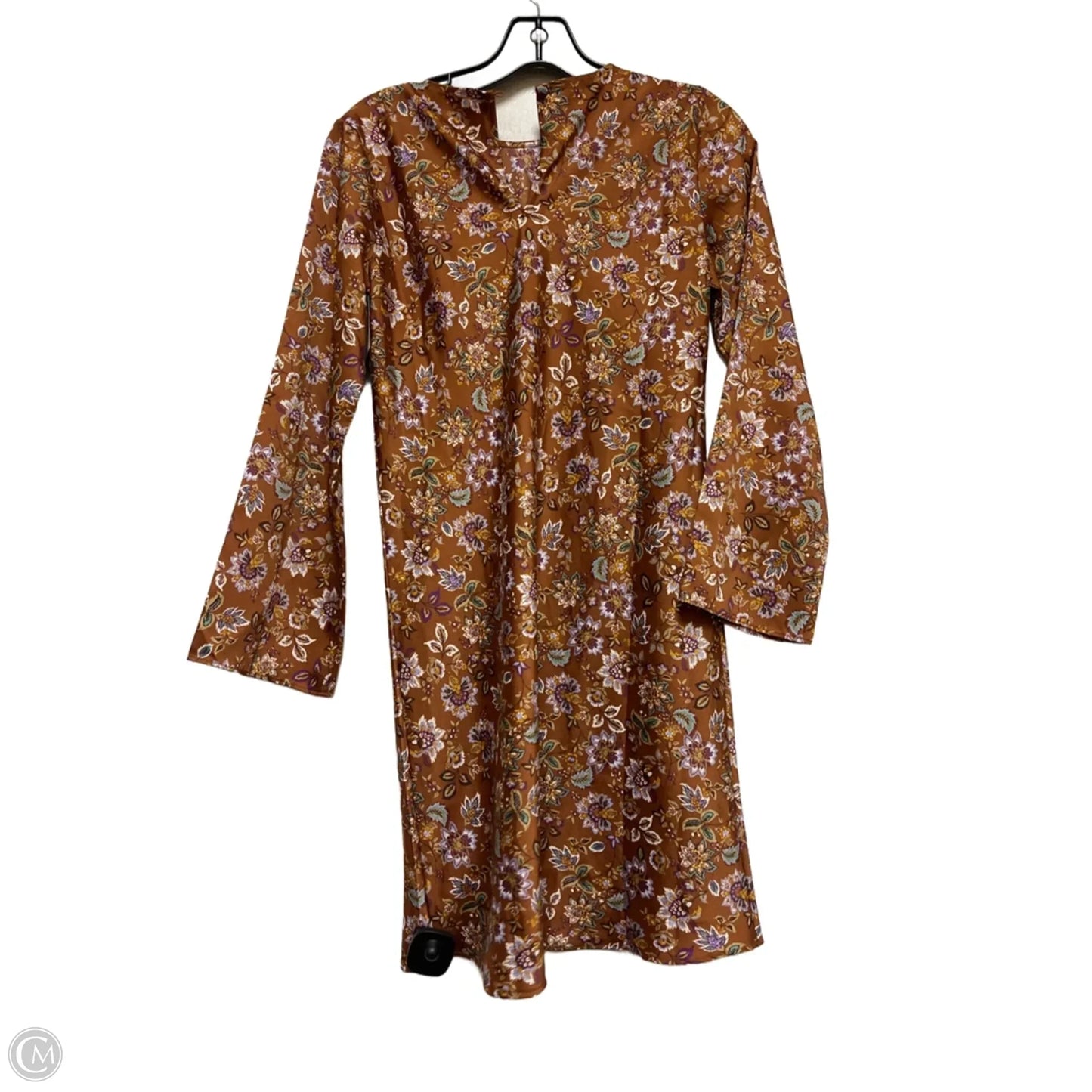 Dress Casual Short By Loft In Brown & Purple, Size: Xs