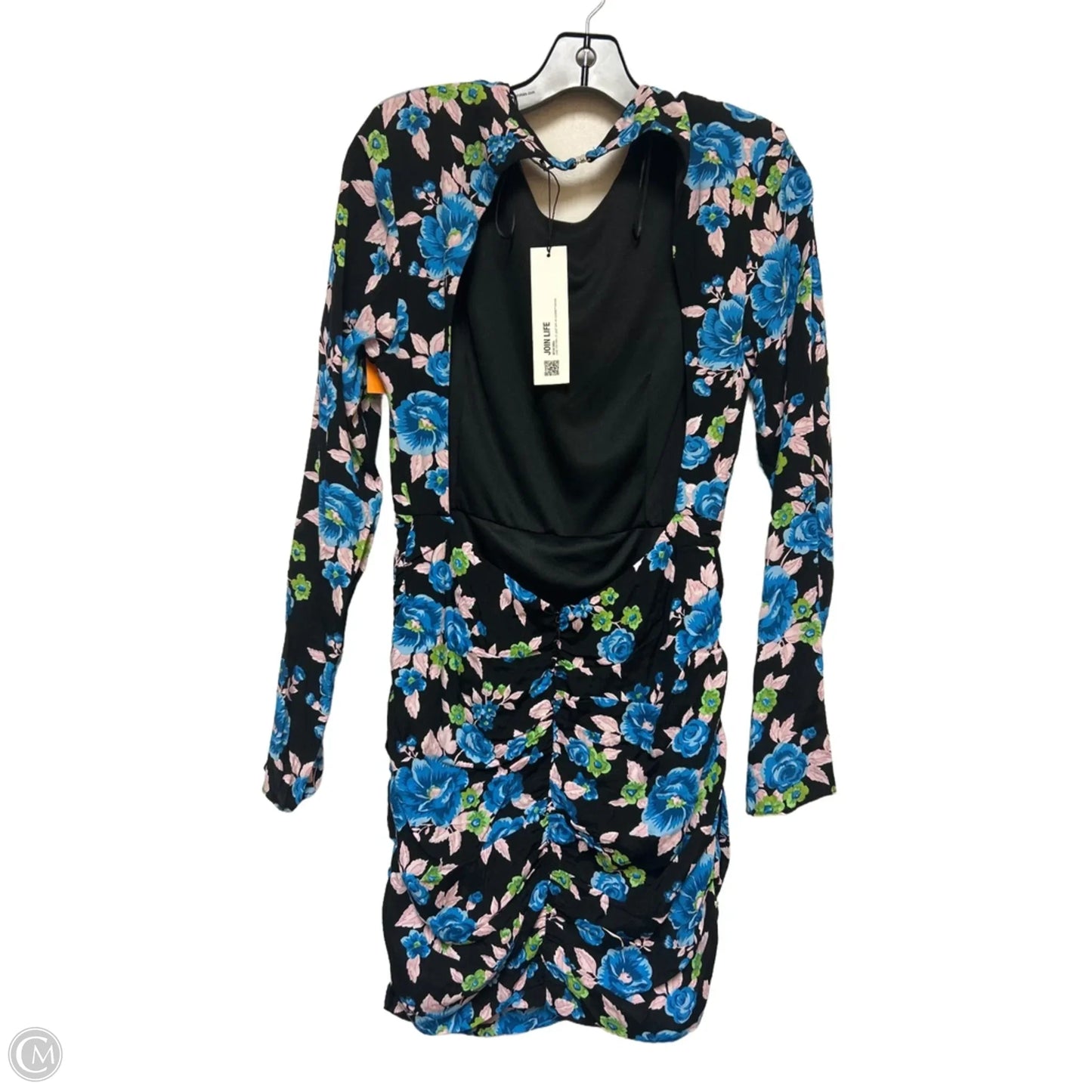 Dress Casual Short By Zara In Floral Print, Size: L