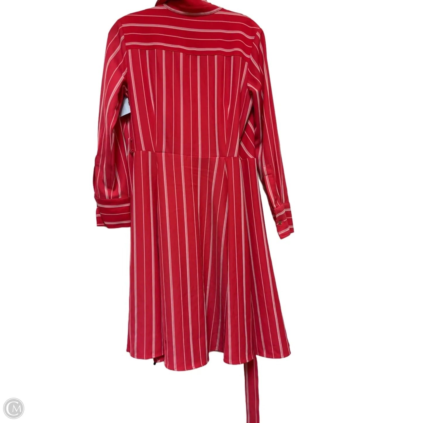 Dress Casual Short By Calvin Klein In Pink & White, Size: Xs