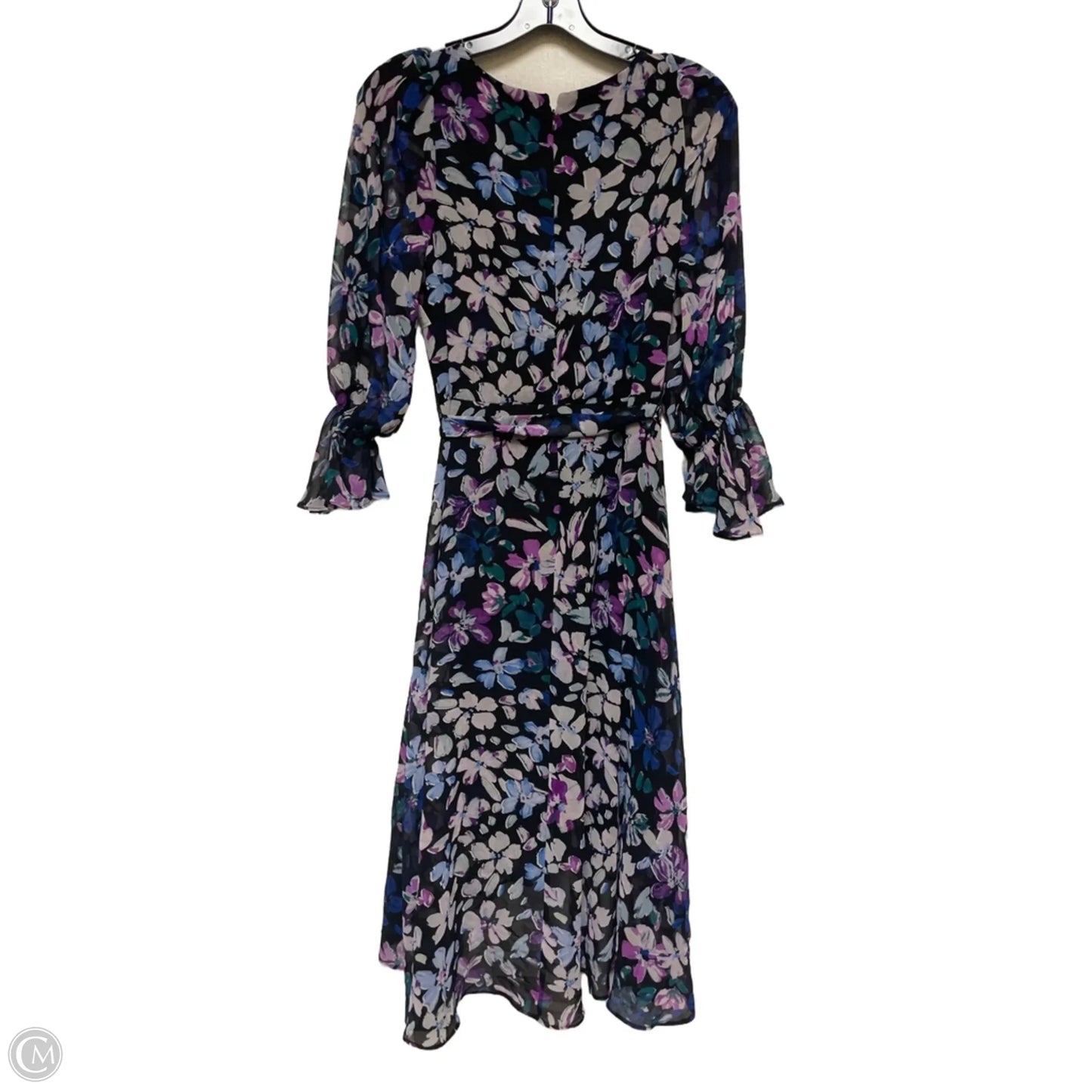 Dress Casual Midi By Dkny In Floral Print, Size: S