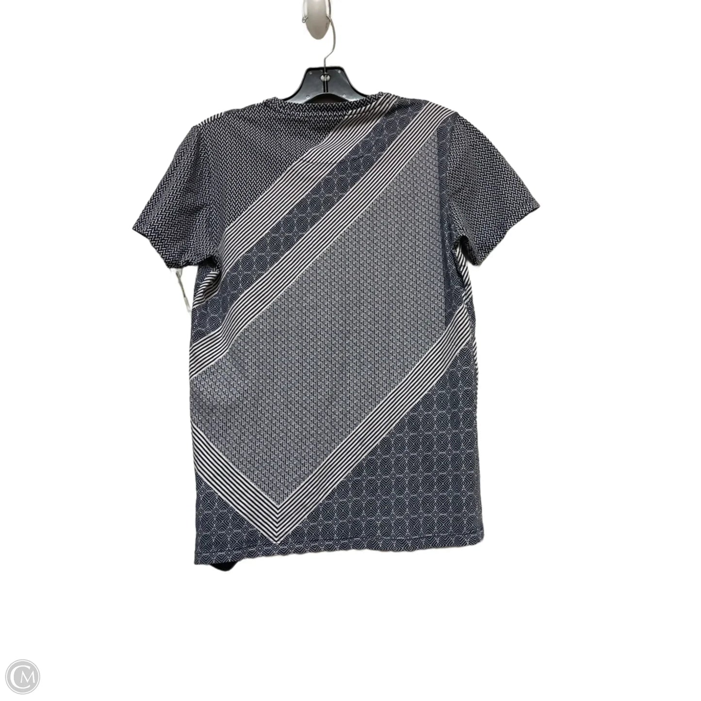 Top Short Sleeve By Ted Baker In Blue & White, Size: Xs