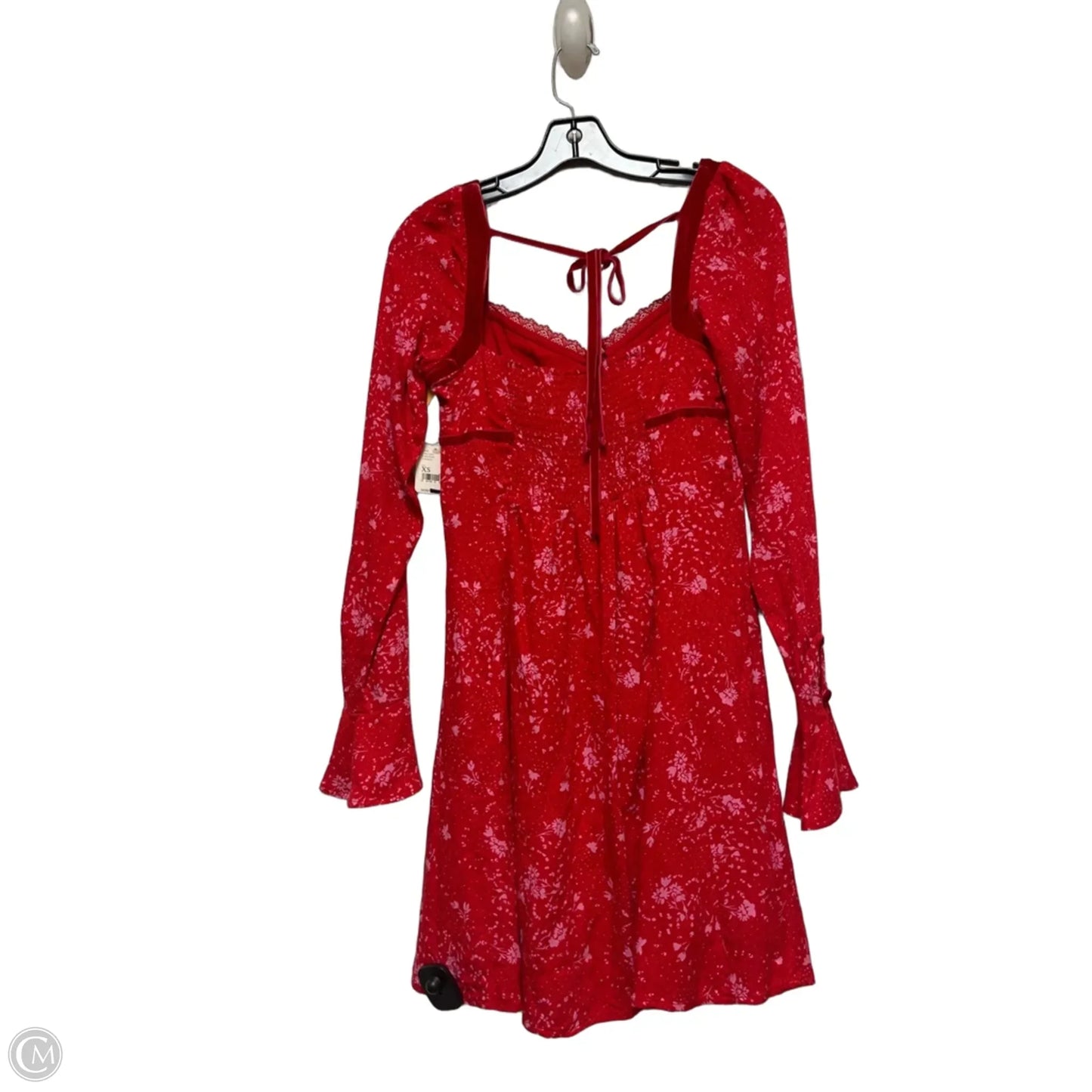 Dress Casual Short By Free People In Pink & Red, Size: Xs
