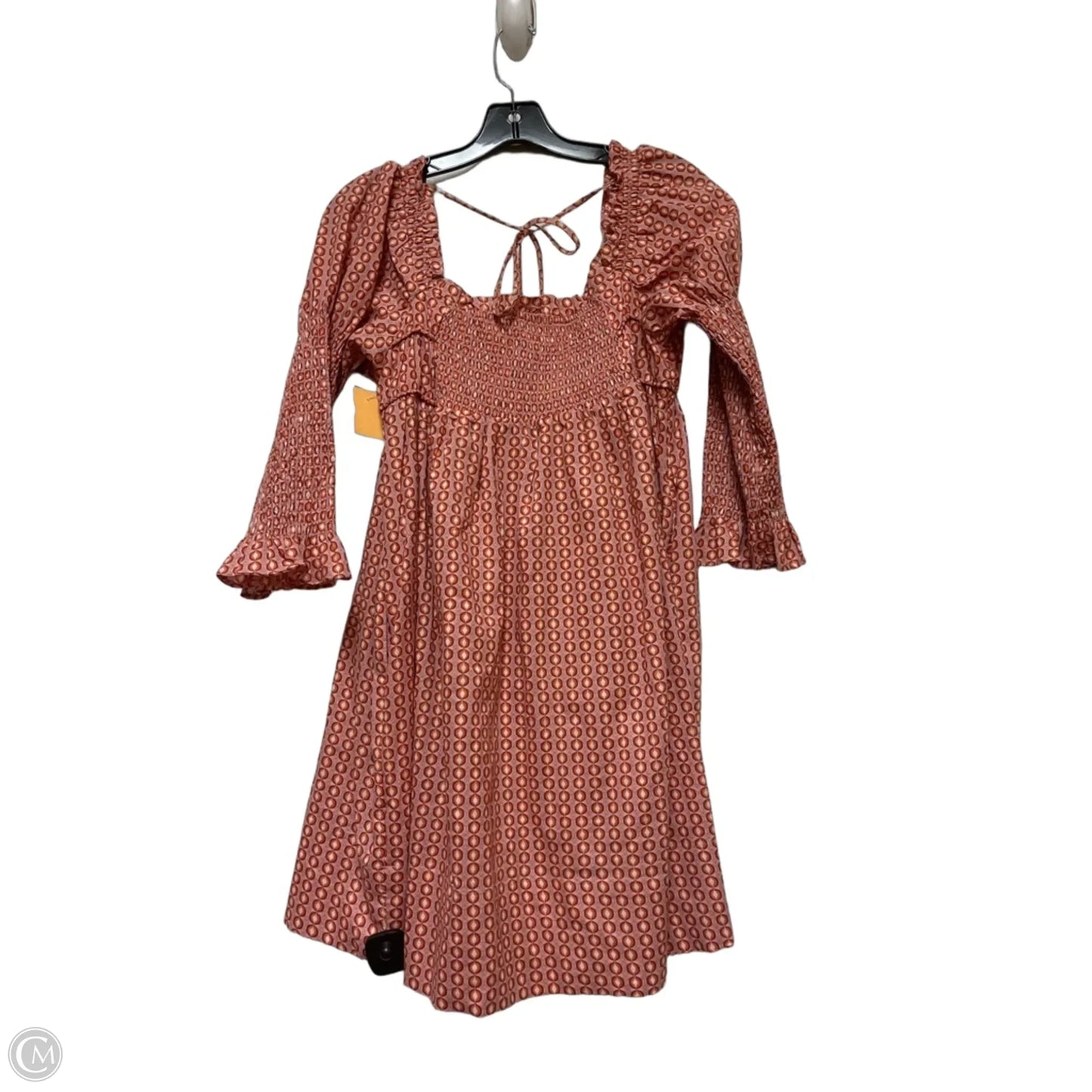 Dress Casual Short By Free People In Orange & Pink, Size: Xs