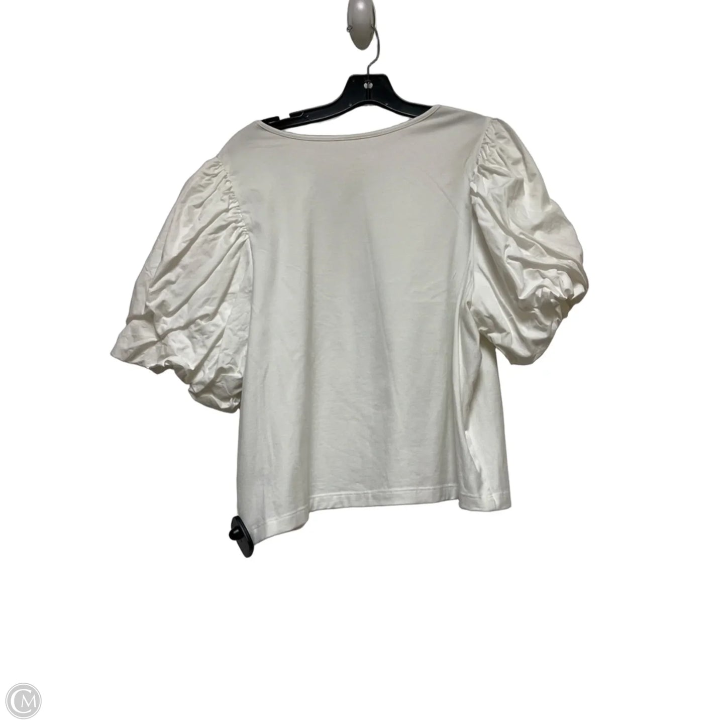 Top Short Sleeve By A New Day In White, Size: Xxl
