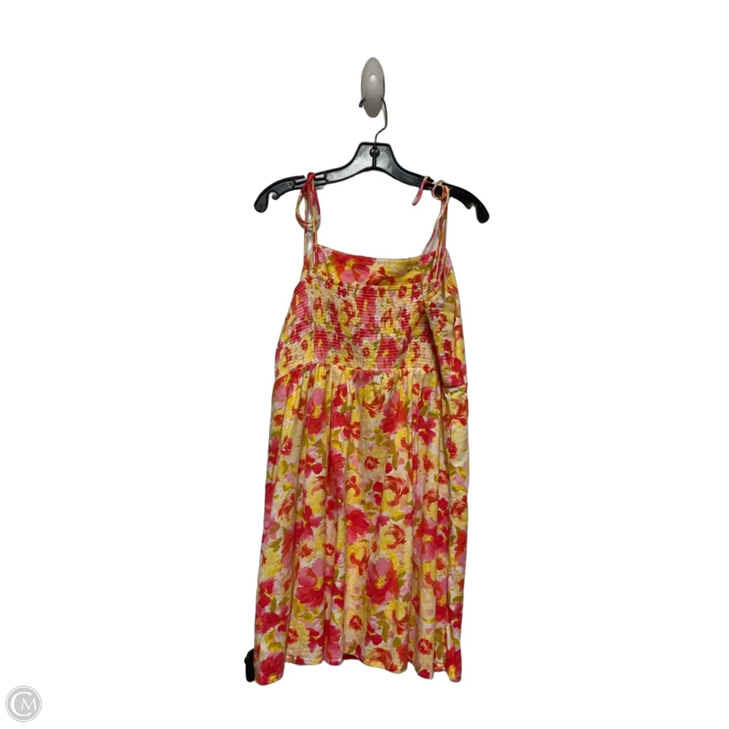 Dress Casual Short By Old Navy In Pink & Yellow, Size: Xl