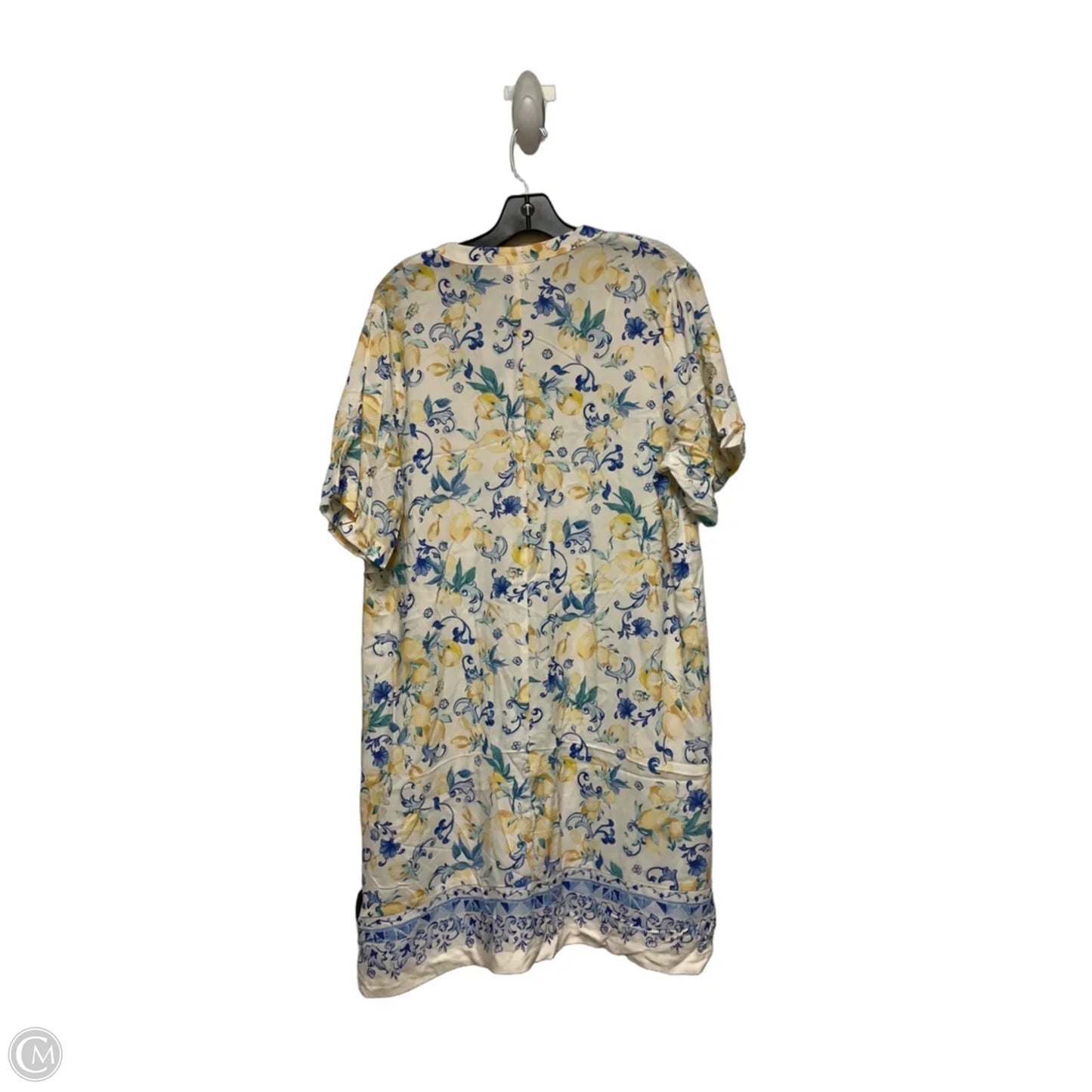 Dress Casual Short By H&m In Blue & Yellow, Size: S