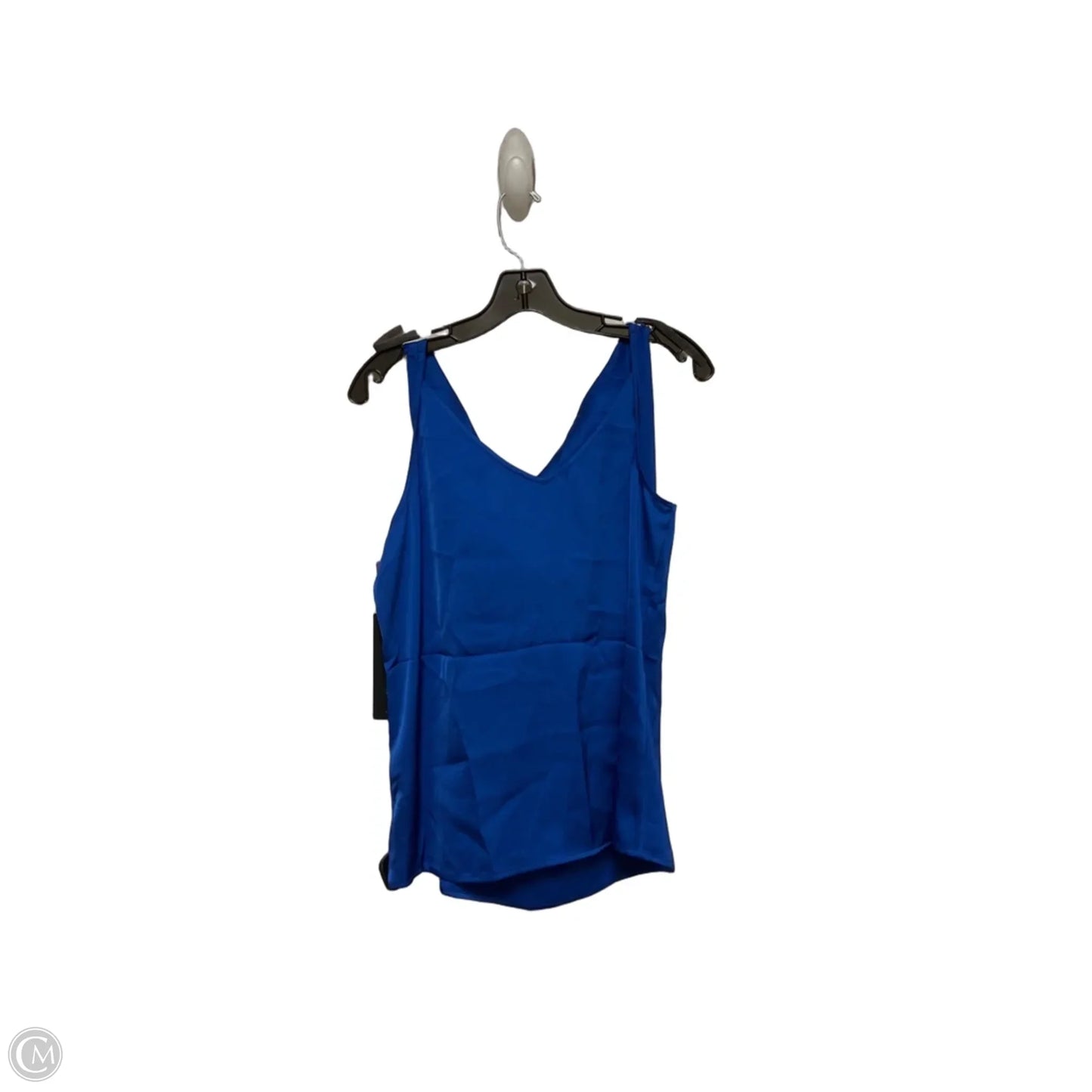 Top Sleeveless By Donna Karan In Blue, Size: M