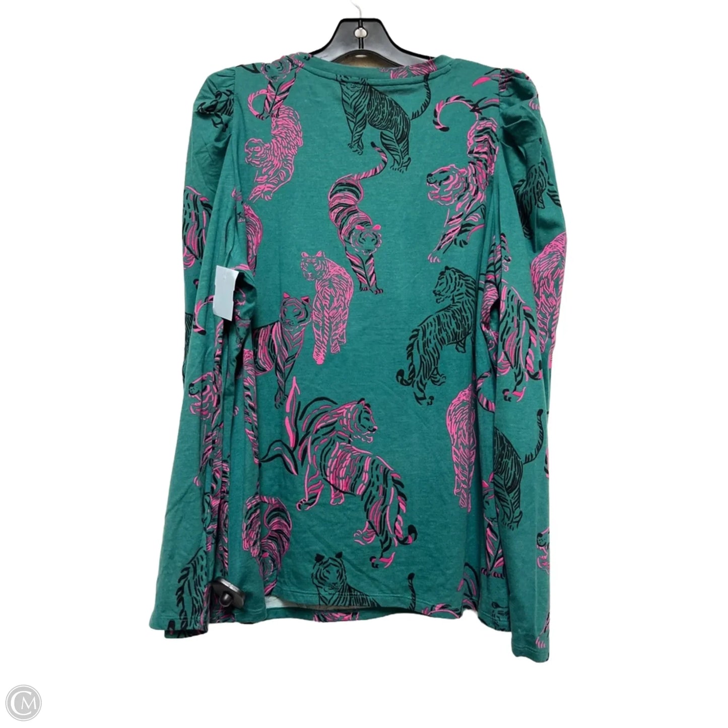 Top Long Sleeve By Crown And Ivy In Green, Size: Xxl