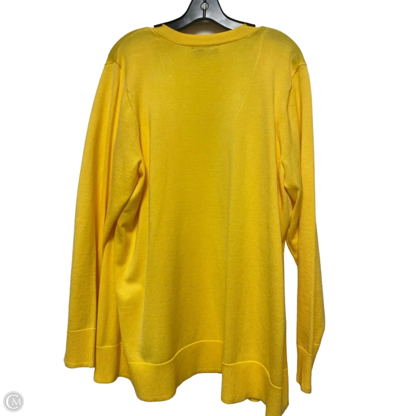 Cardigan By Lane Bryant In Yellow, Size: 2x