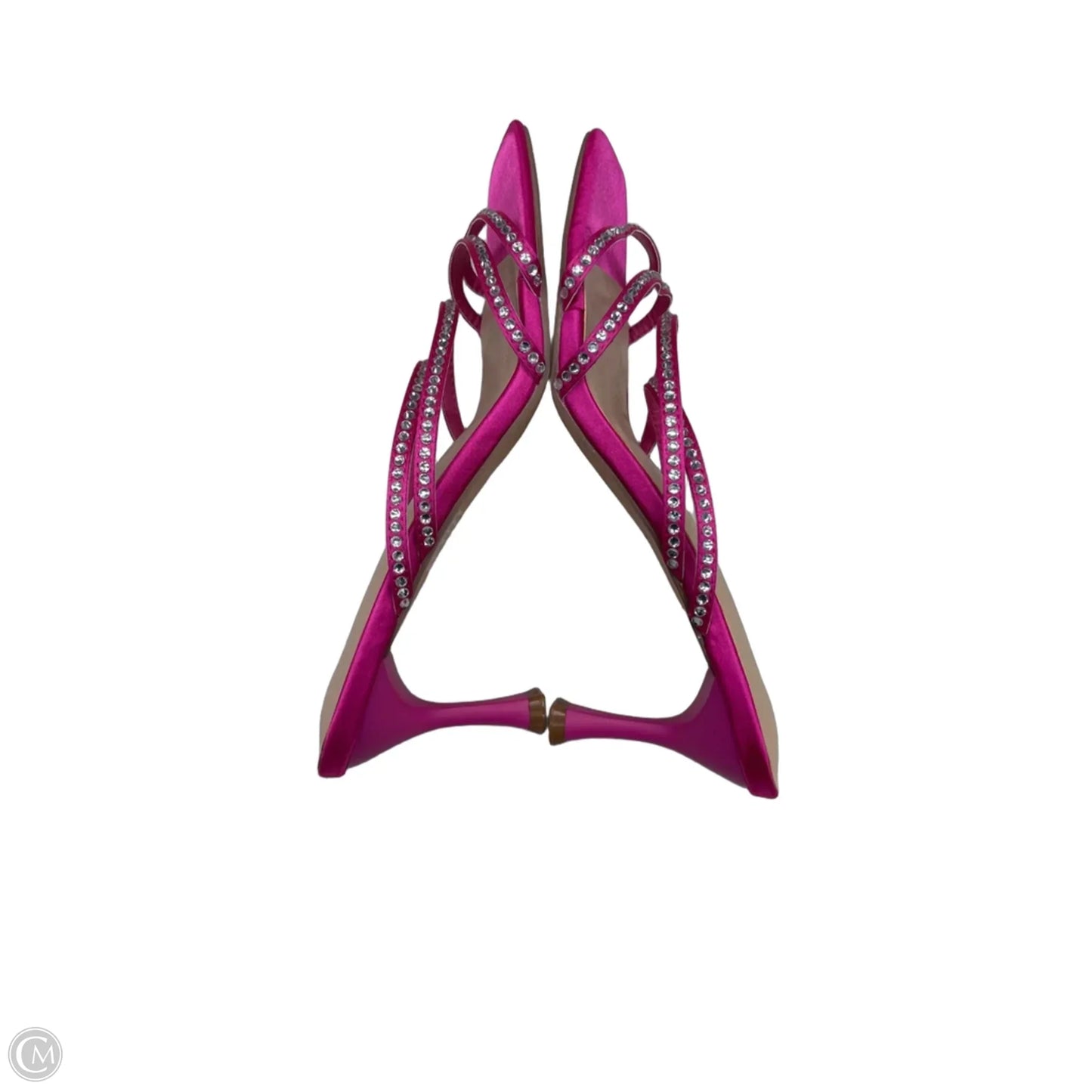 Sandals Heels Kitten By Dream Pairs In Pink, Size: 8.5