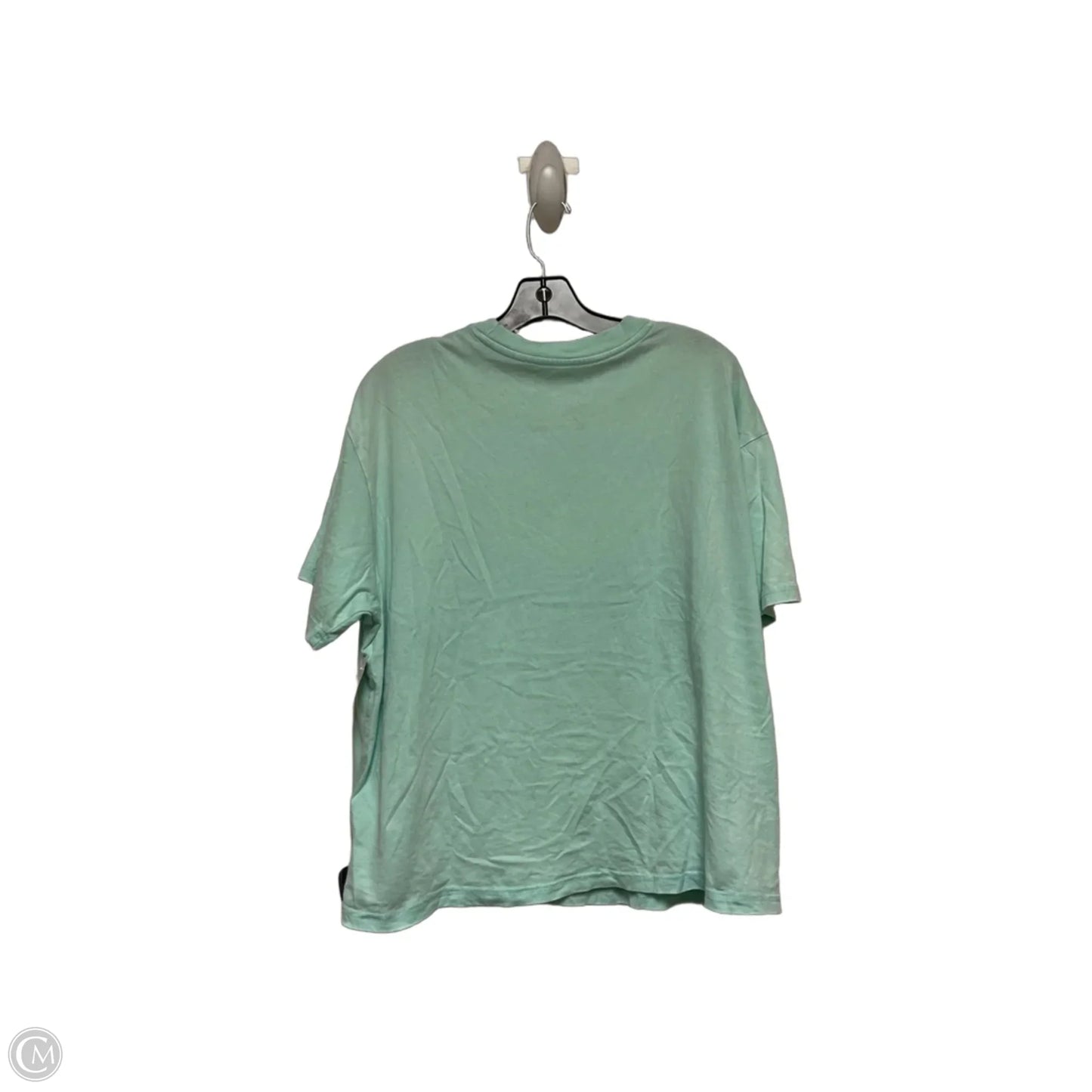 Top Short Sleeve Basic By Disney In Aqua, Size: L