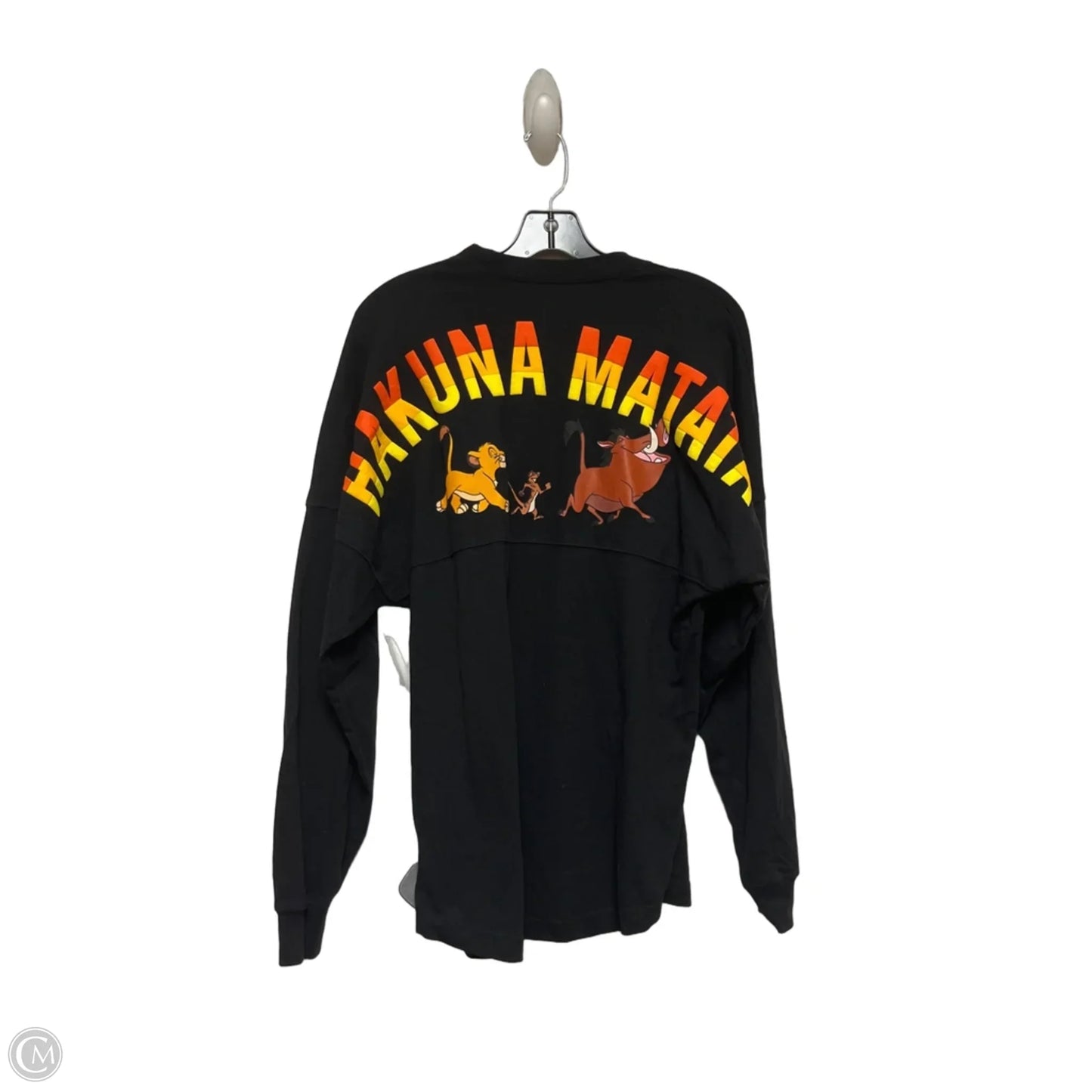 Top Long Sleeve By Disney Store In Black, Size: S