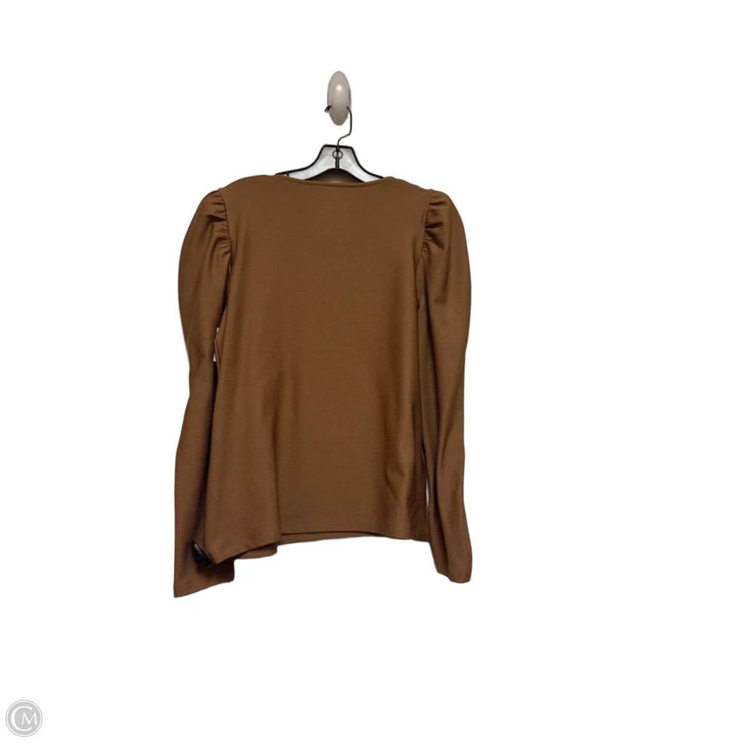 Top Long Sleeve By Nine West In Brown, Size: L