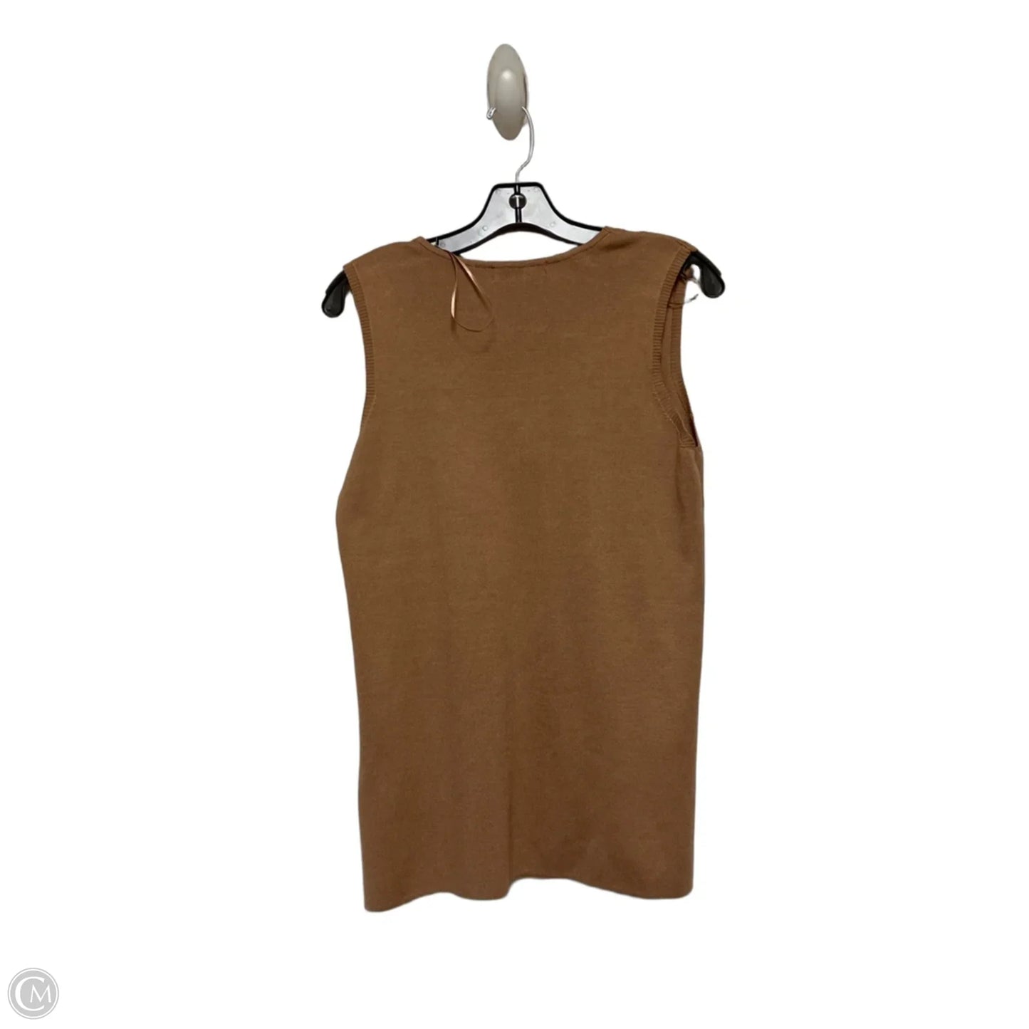Top Sleeveless By Liz Claiborne In Tan, Size: S
