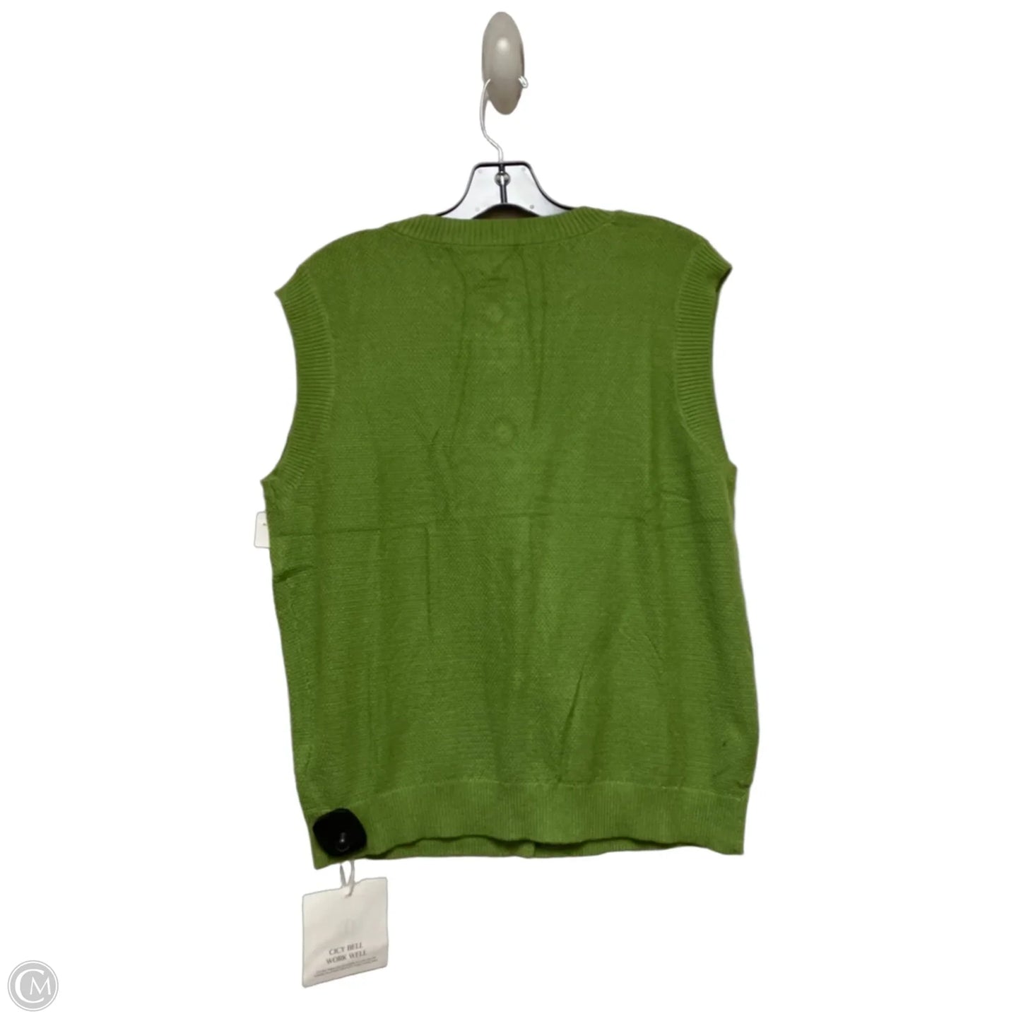 Top Sleeveless By Clothes Mentor In Green, Size: M