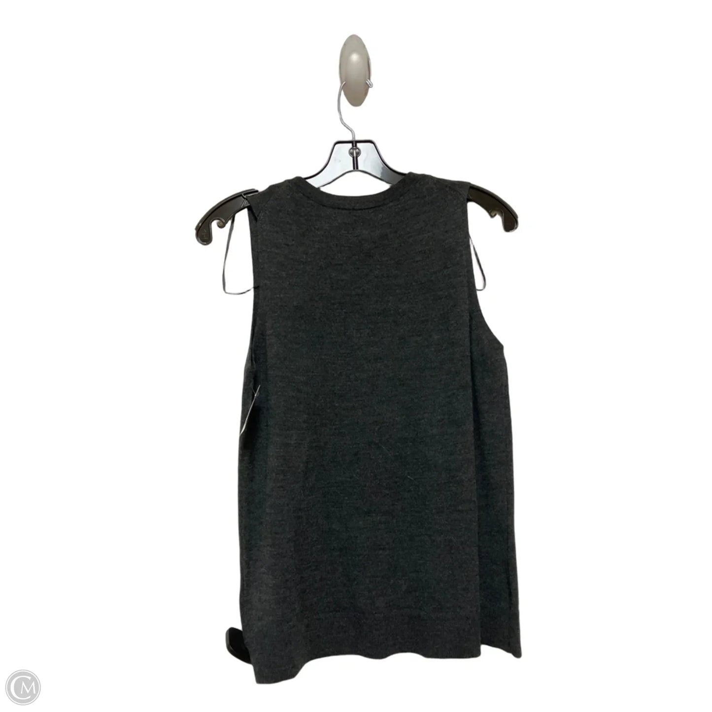 Top Sleeveless By Tahari In Grey, Size: M