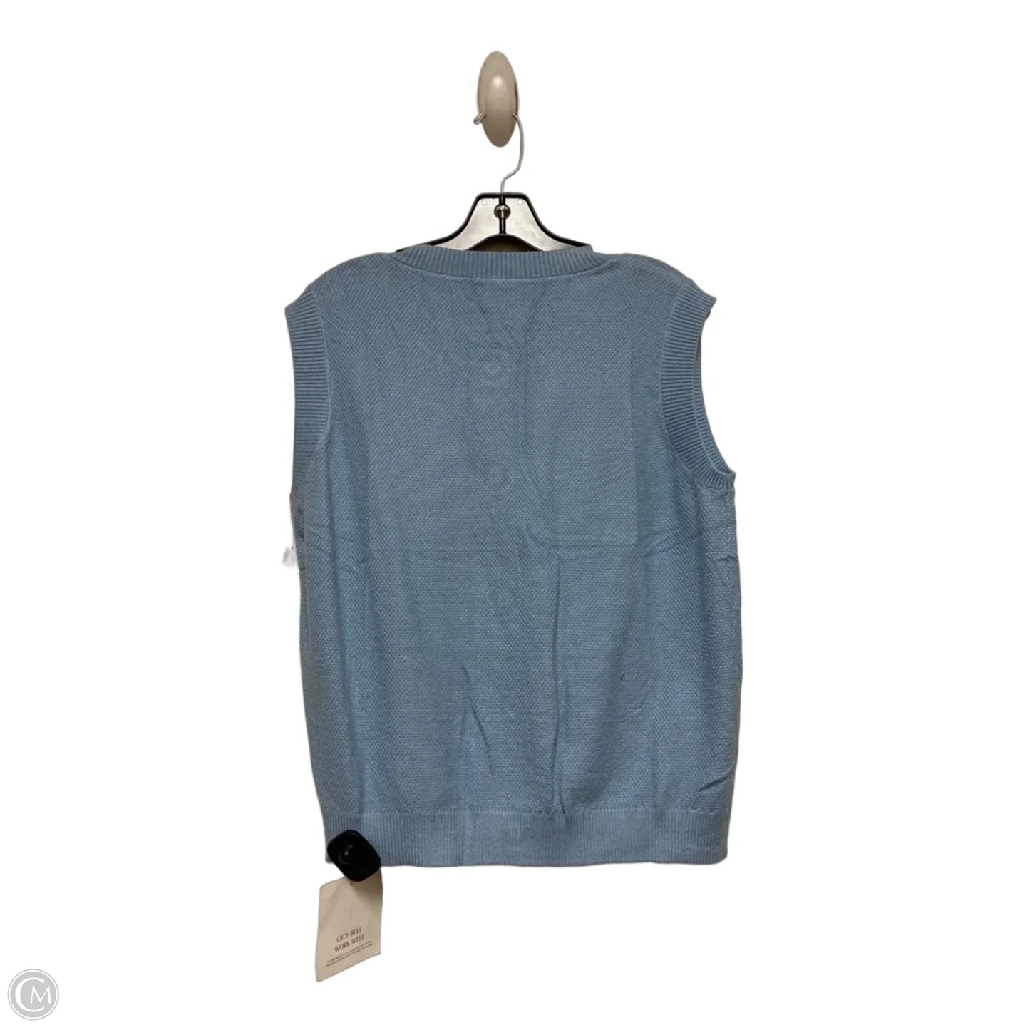 Top Sleeveless By Clothes Mentor In Blue, Size: M