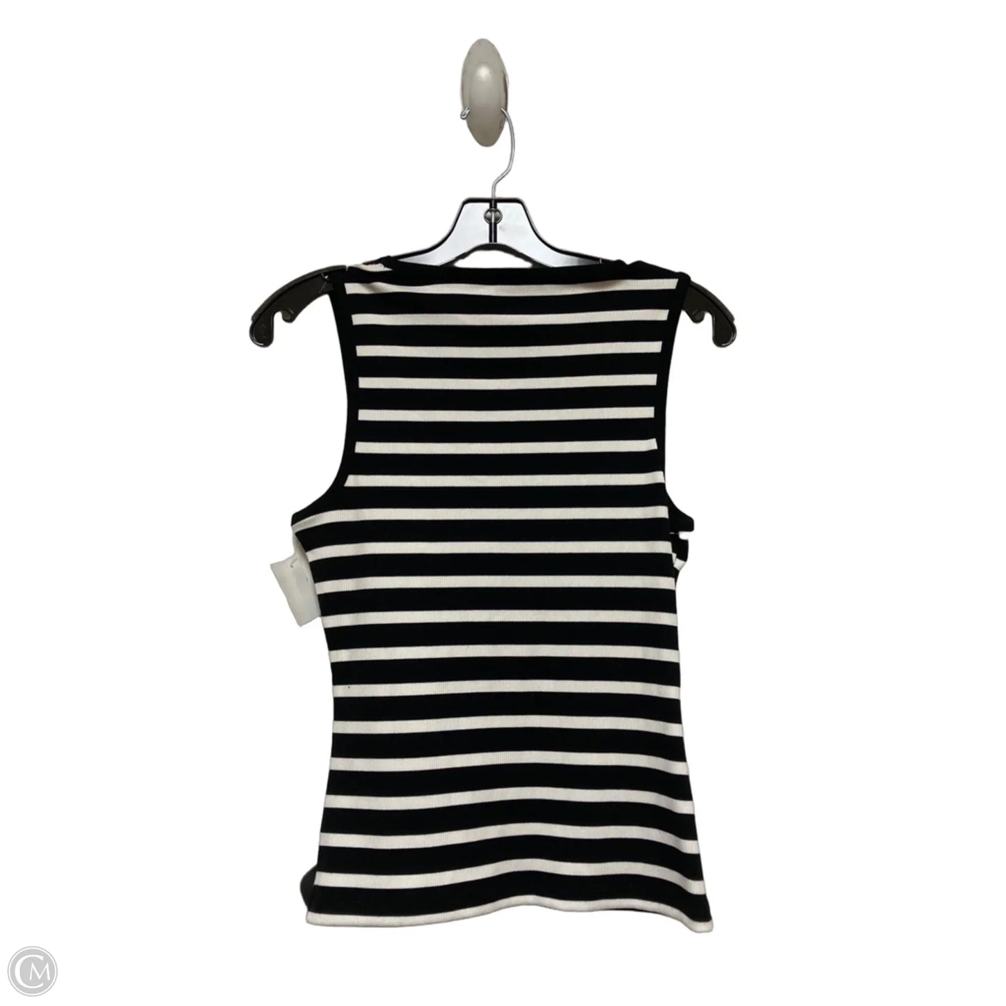Tank Top By Tahari In Striped Pattern, Size: M