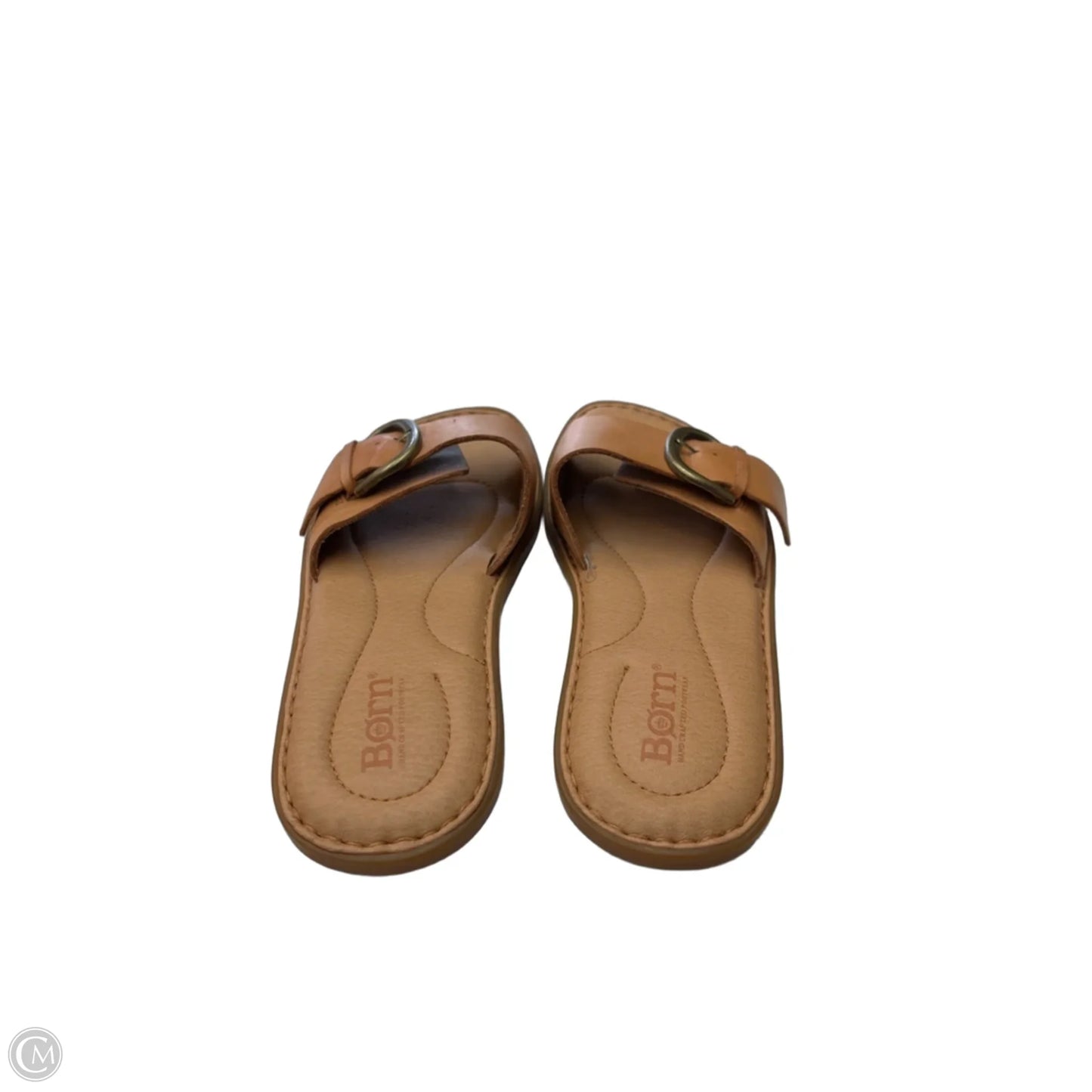 Sandals Flats By Born In Brown, Size: 7