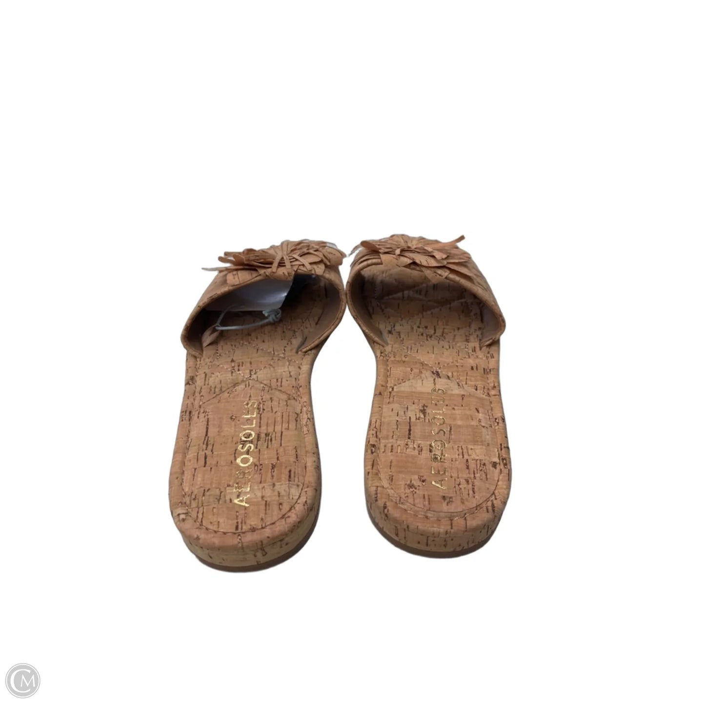 Sandals Flats By Aerosoles In Brown, Size: 7.5