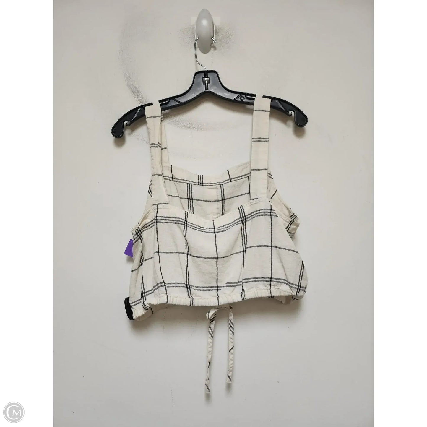 Tank Top By A New Day In Black & Tan, Size: L