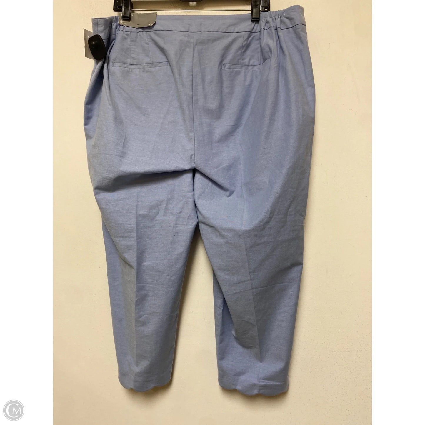 Pants Cropped By Talbots In Blue & Brown, Size: 18