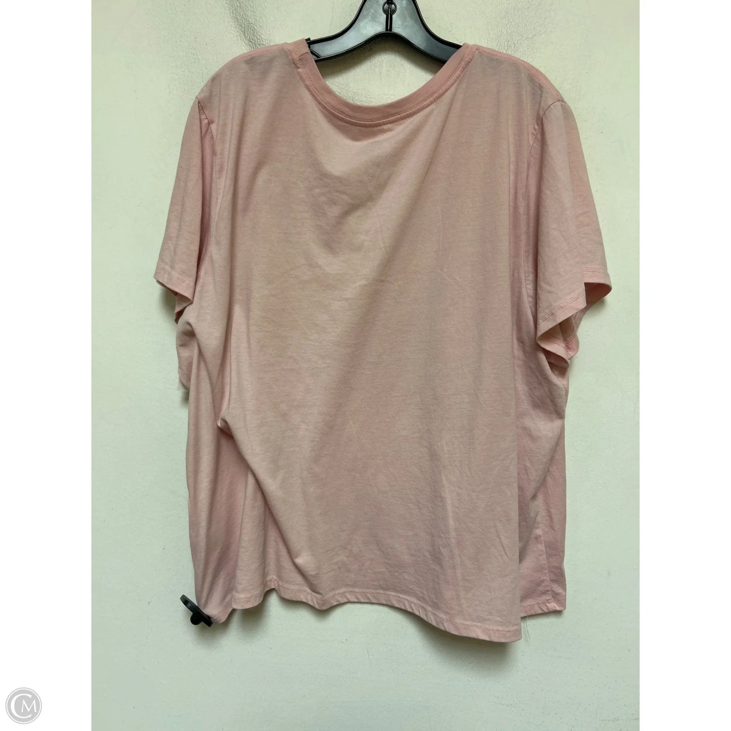 Top Short Sleeve Basic By Disney Store In Pink, Size: 2x